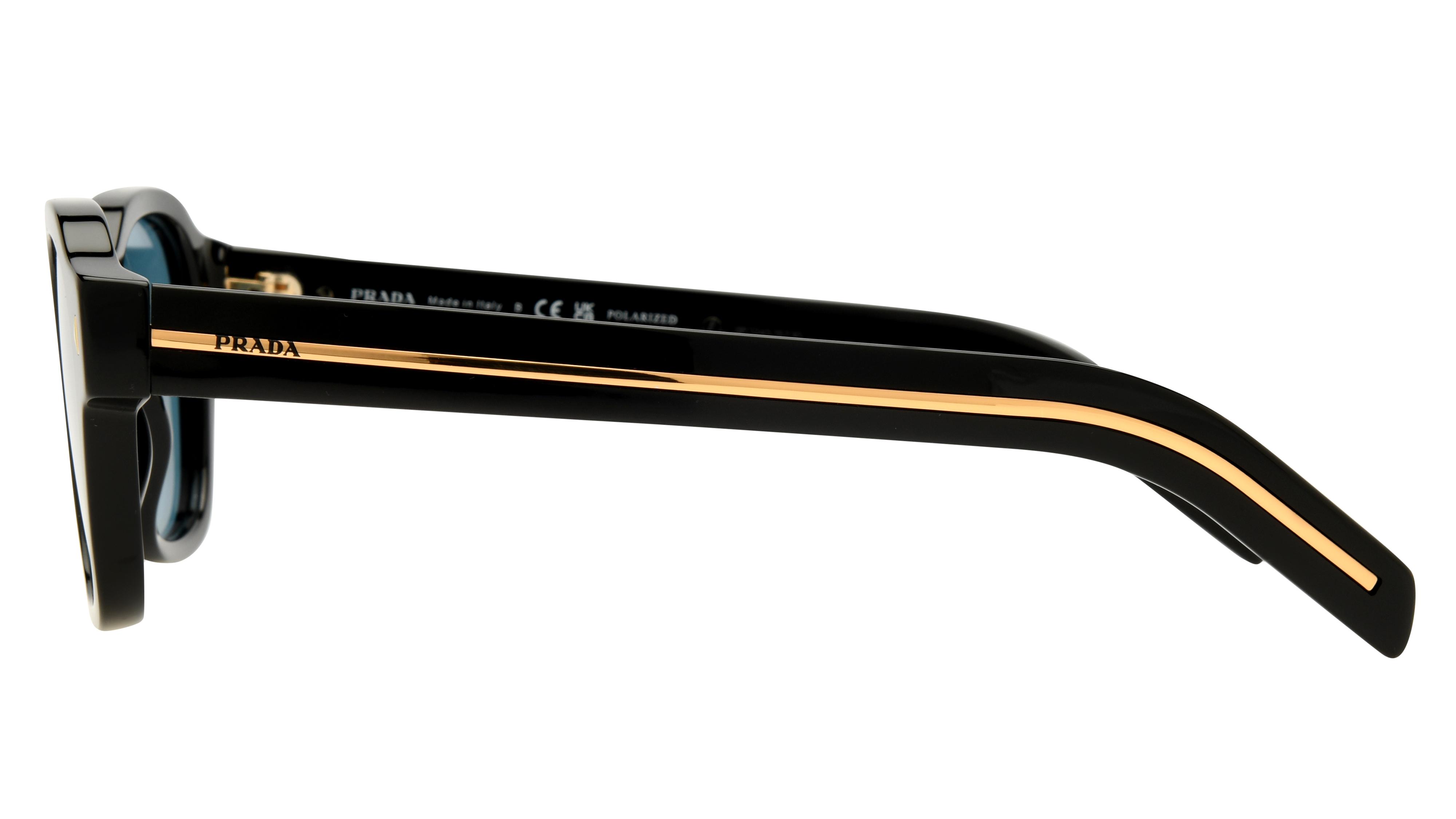 Lunettes de soleil Prada Homme Noir Pantos Pra16S Gauche