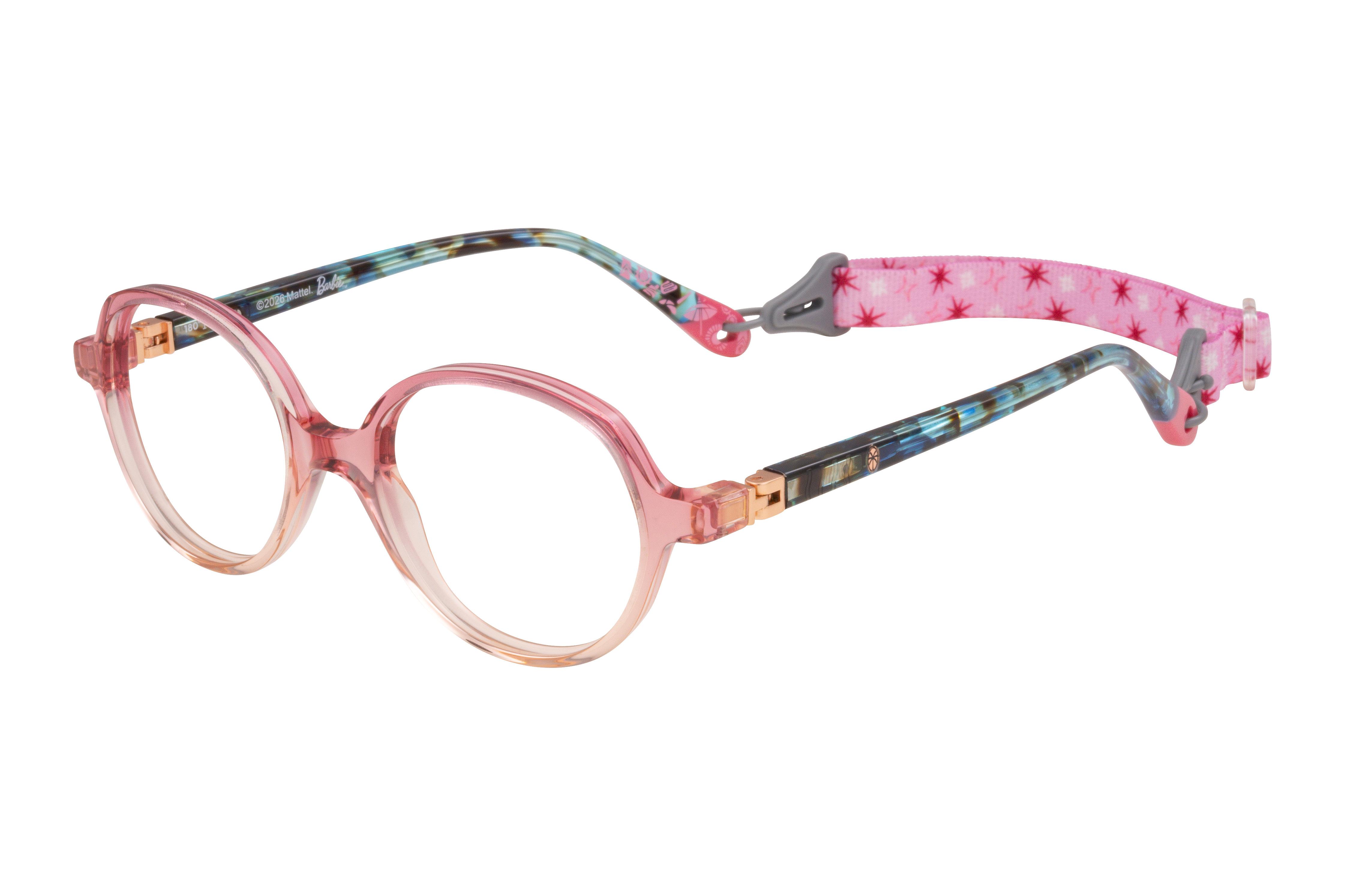 Lunettes de vue Barbie  Rose Rond BAAA067C70 Gauche