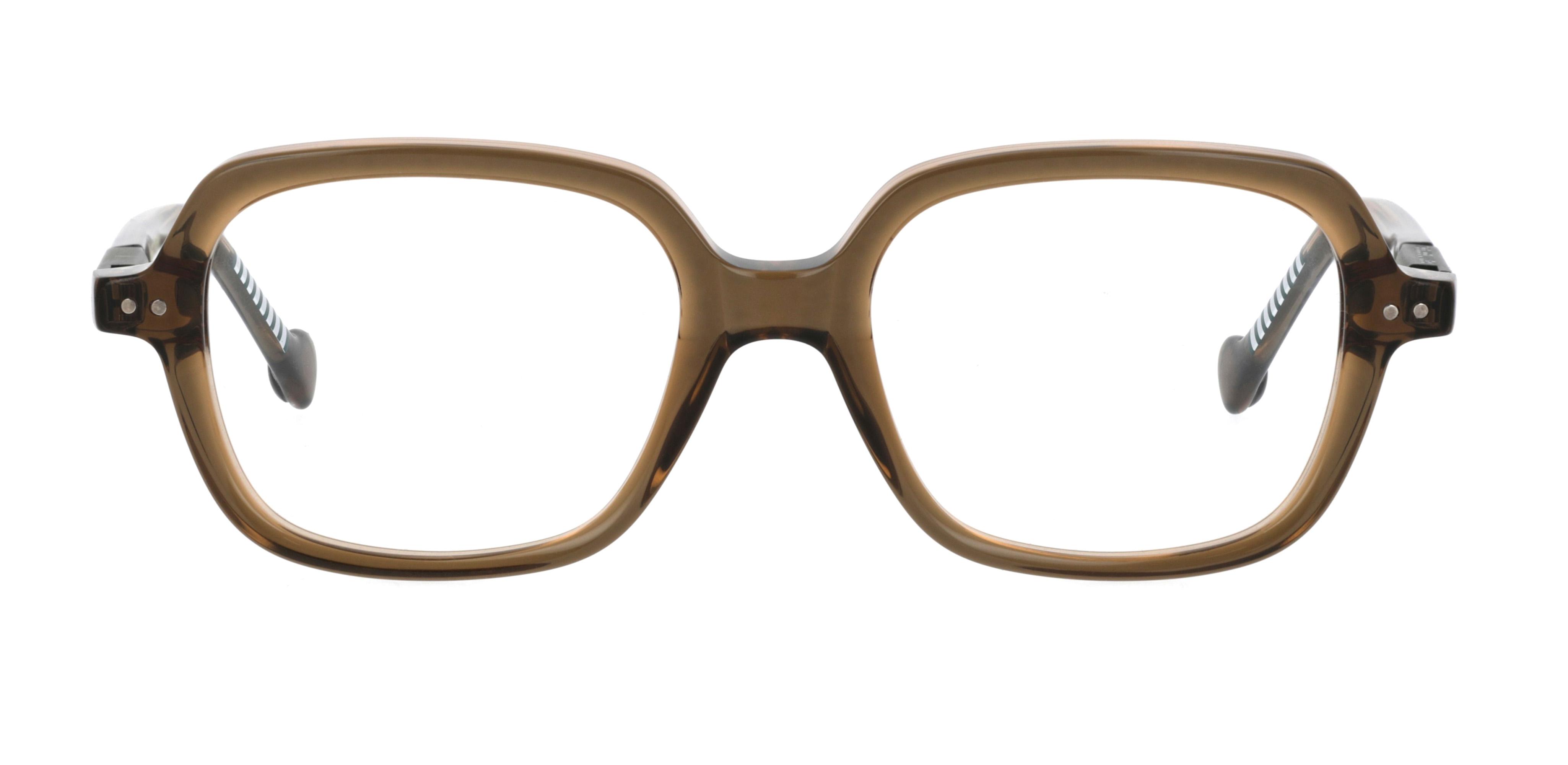 Lunettes de vue Petit Bateau Enfant Marron Rectangle Ile Face