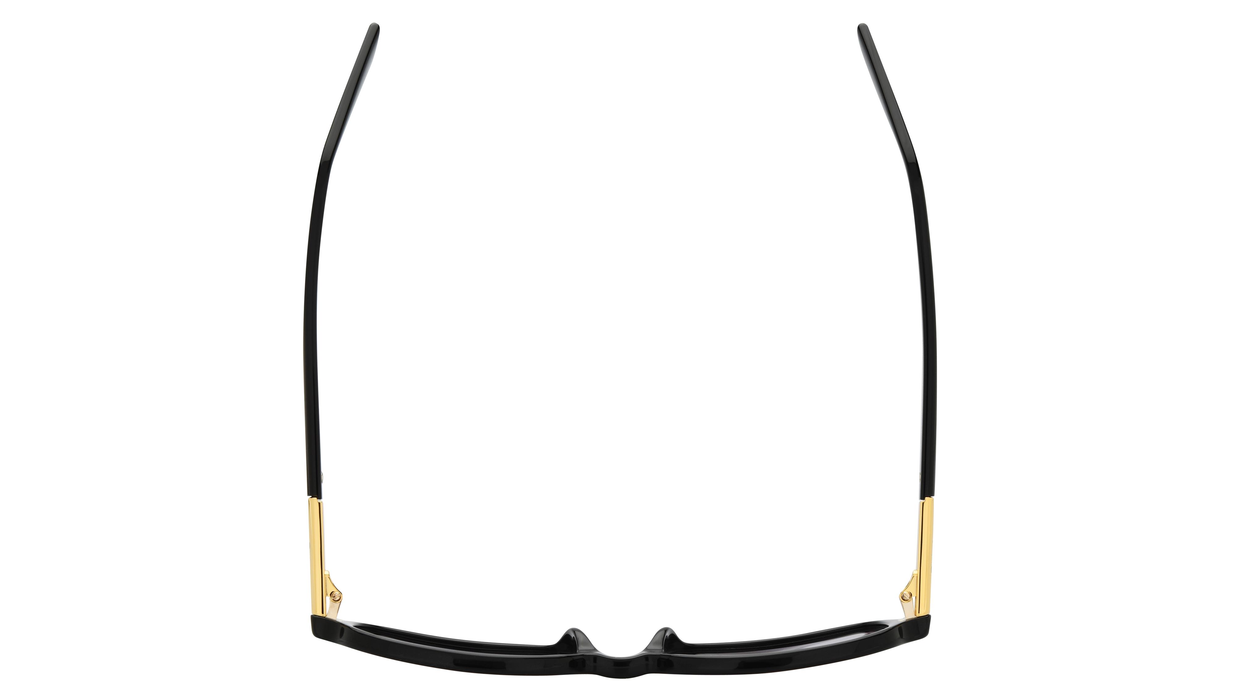 Lunettes de soleil Chloé Femme Noir Rectangle ch0363s Dessus