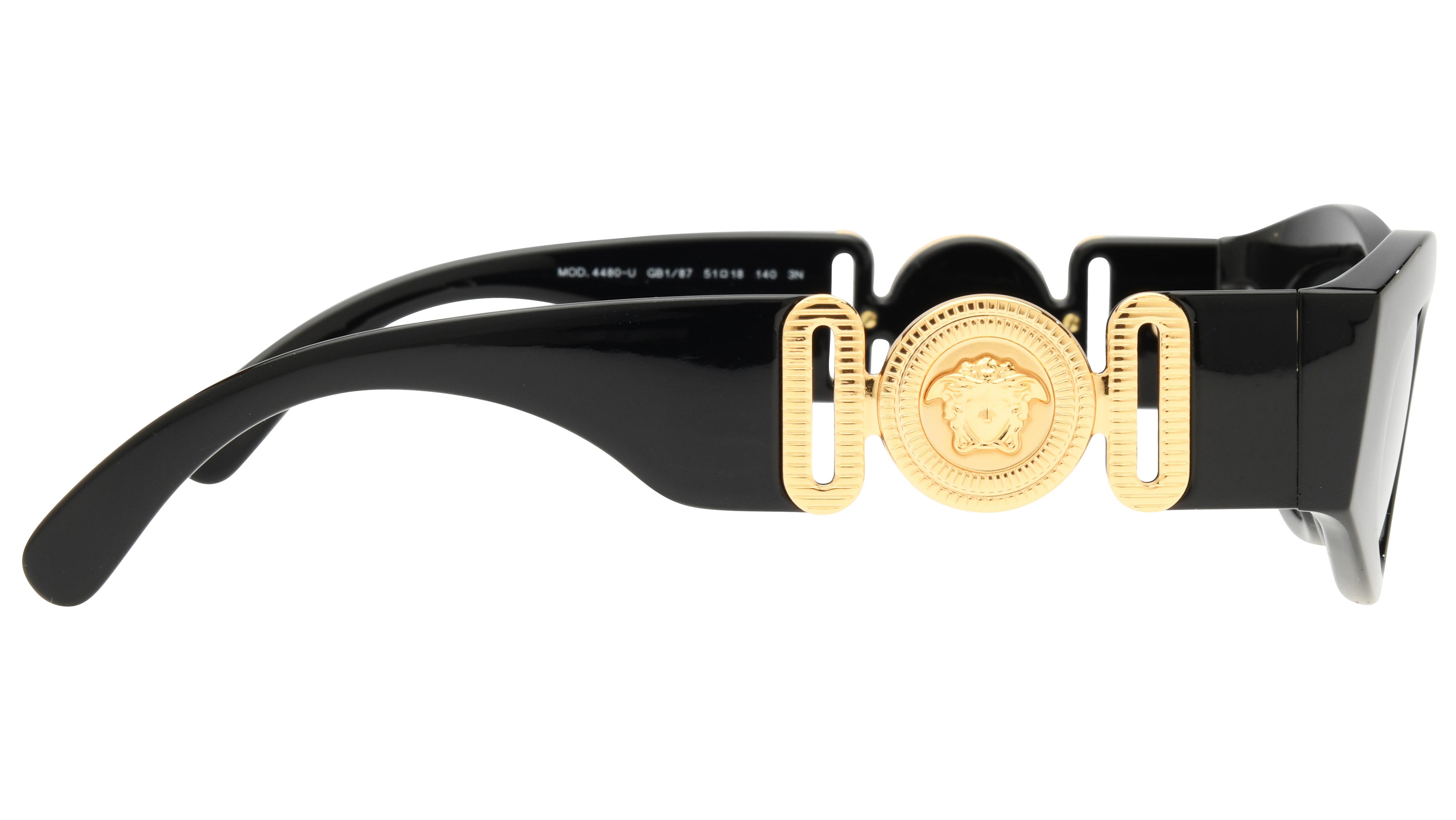 Lunettes de soleil Versace Femme Noir Ovale VE4480U Droite