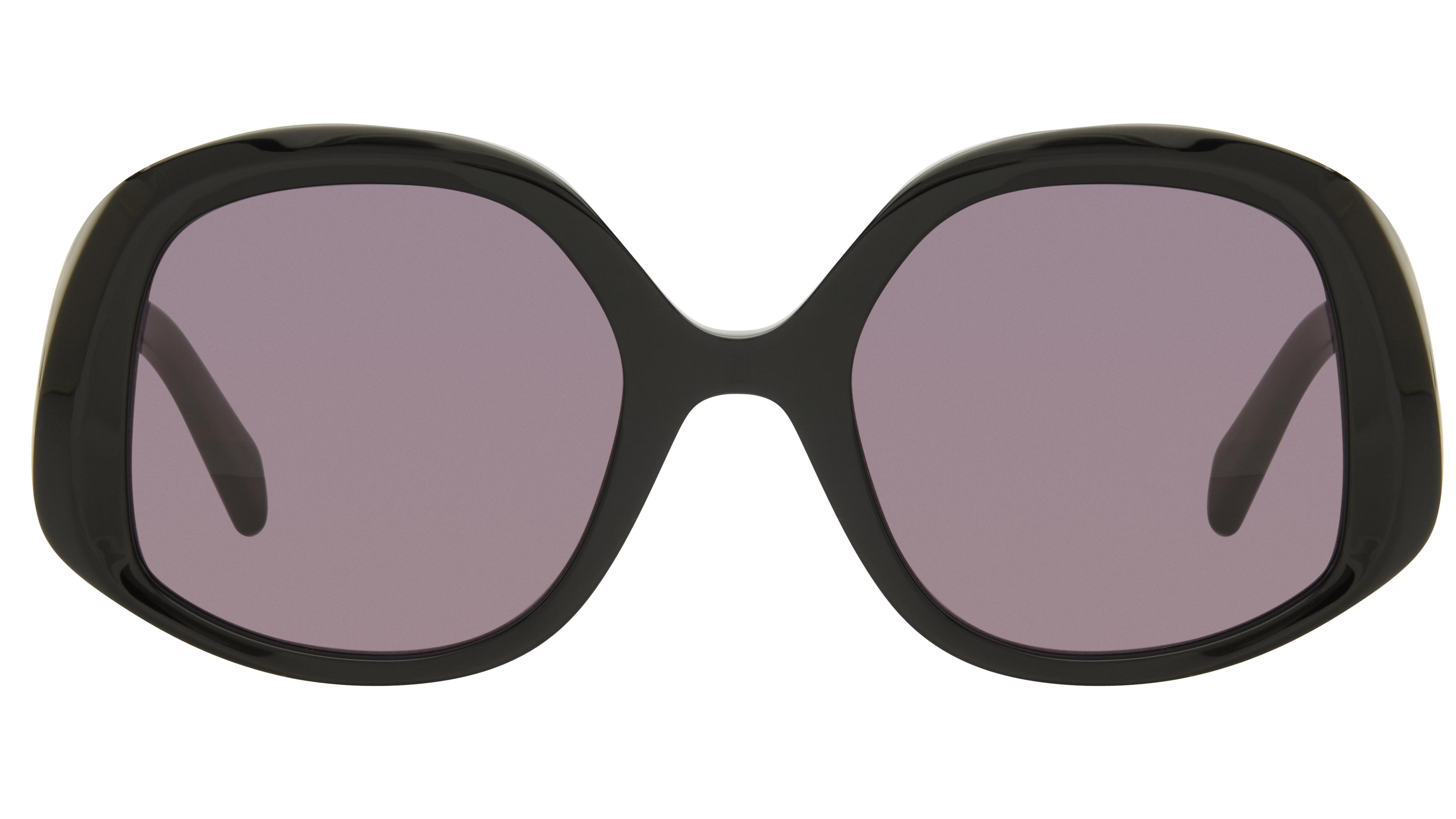 Lunettes de soleil Maje Femme Noir Ronde Mj5065 Face