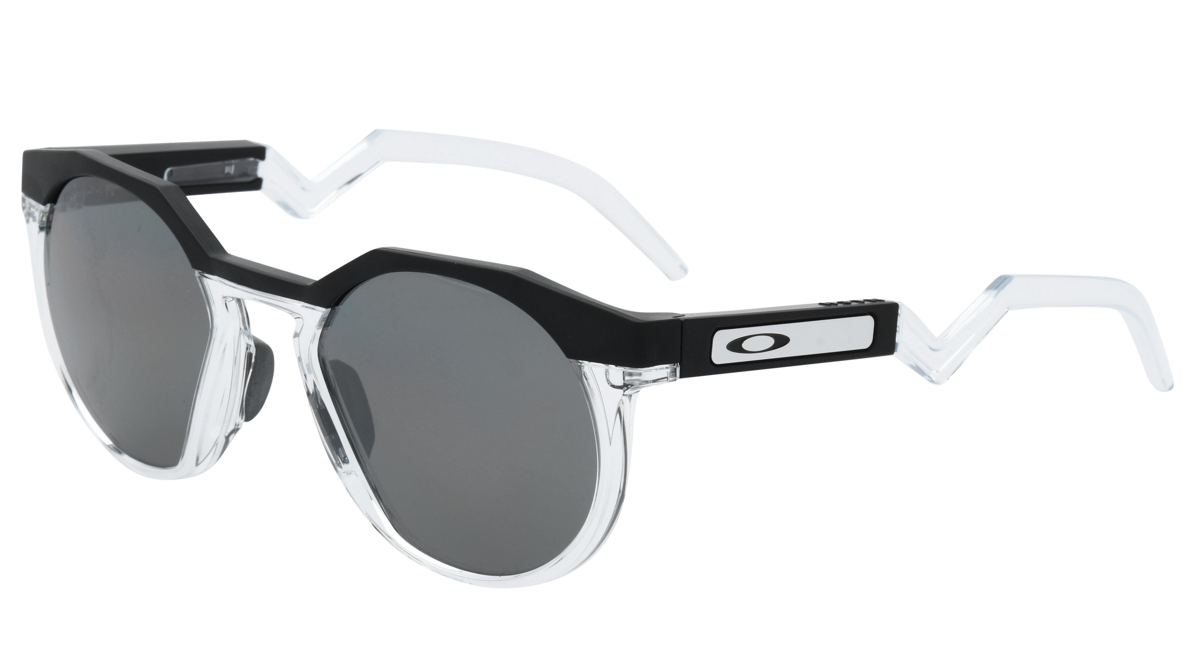Lunettes de soleil Oakley Homme Noir Ronde Oo9242 Trois-Quart