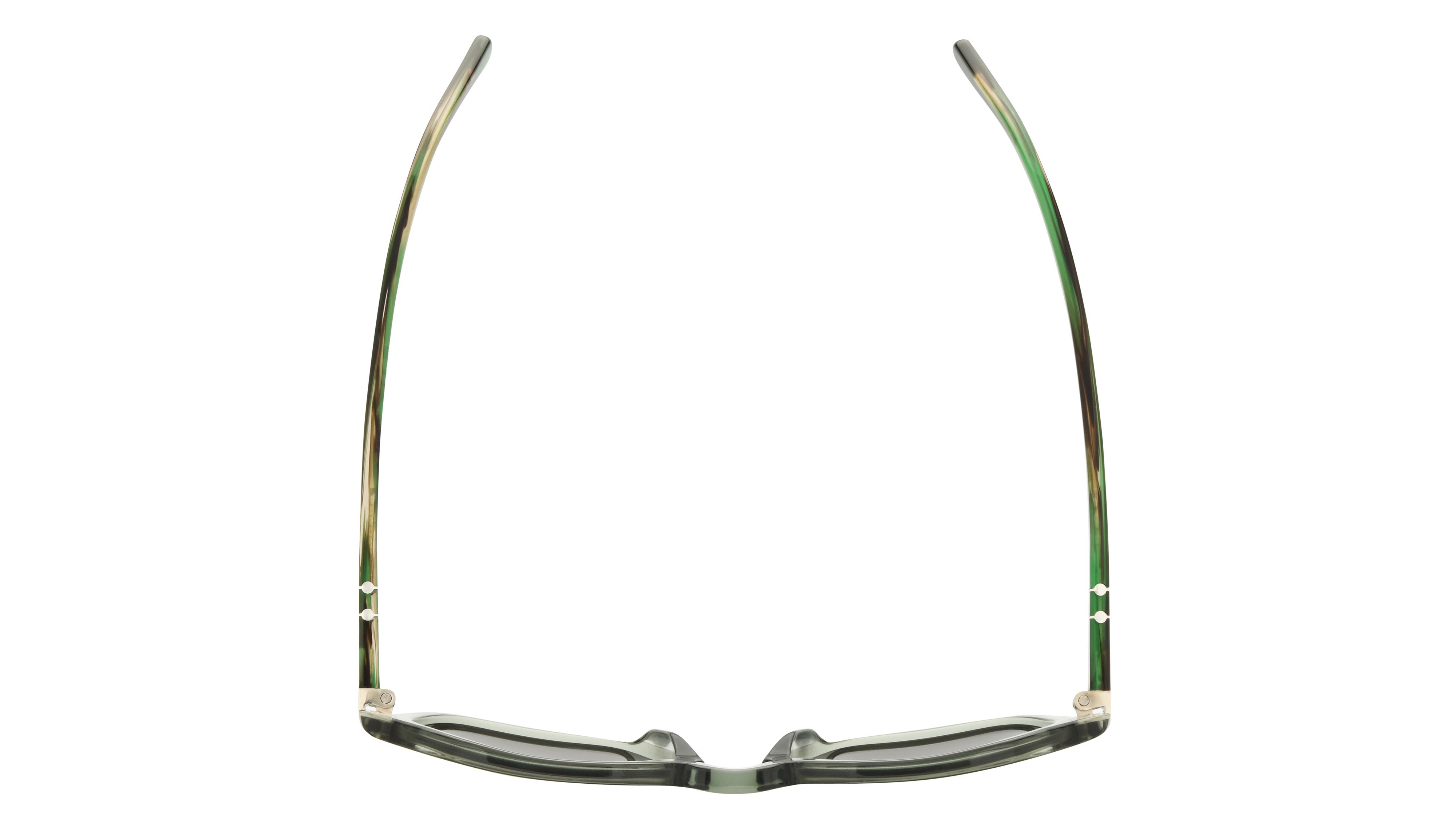 Lunettes de soleil Persol Mixte Vert Carré PO3292S Dessus