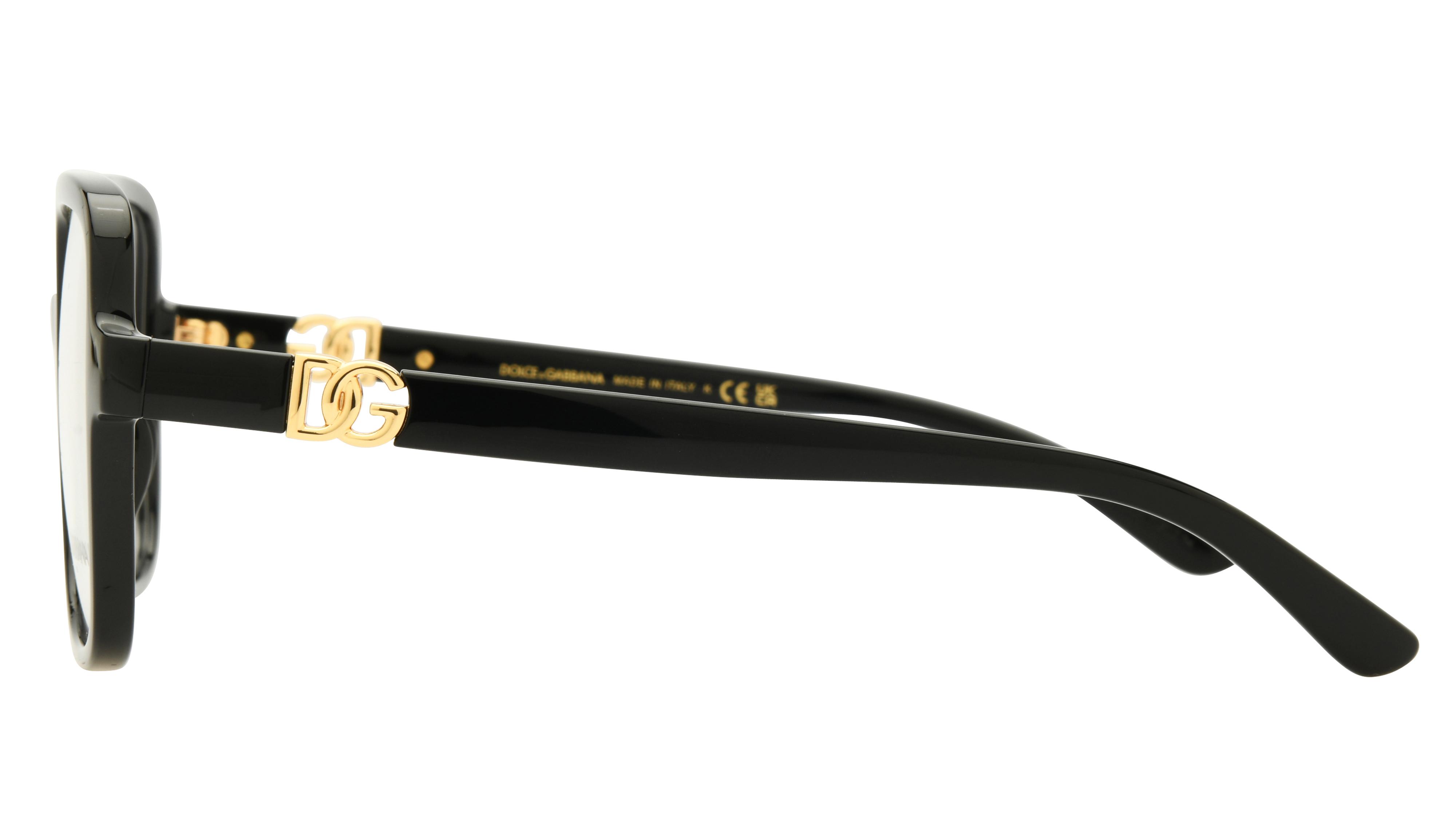Lunettes de vue  Femme Noir Carré dg5105u Gauche