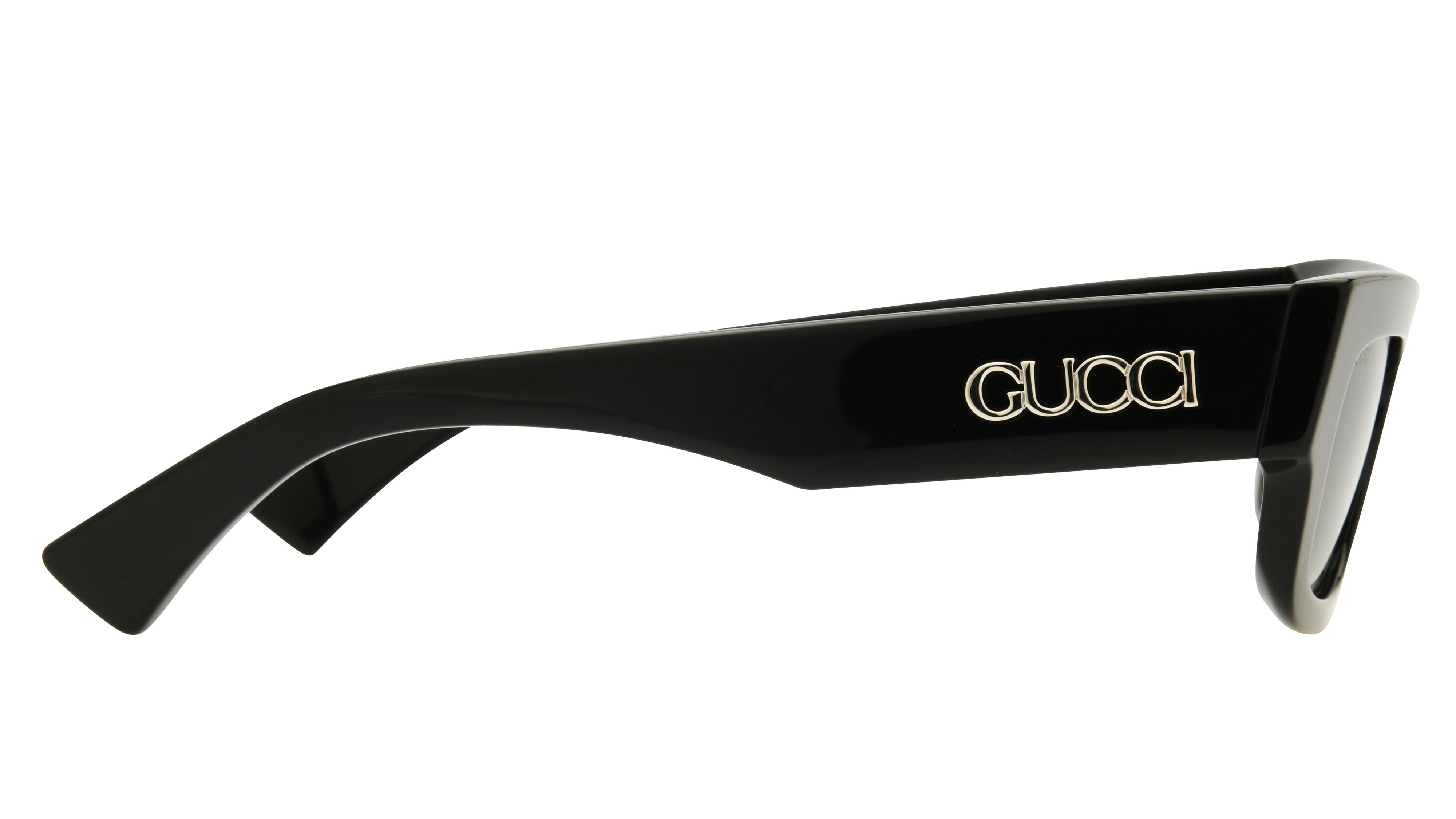 Lunettes de soleil Gucci Homme Marron Rectangle gg1838s Droite
