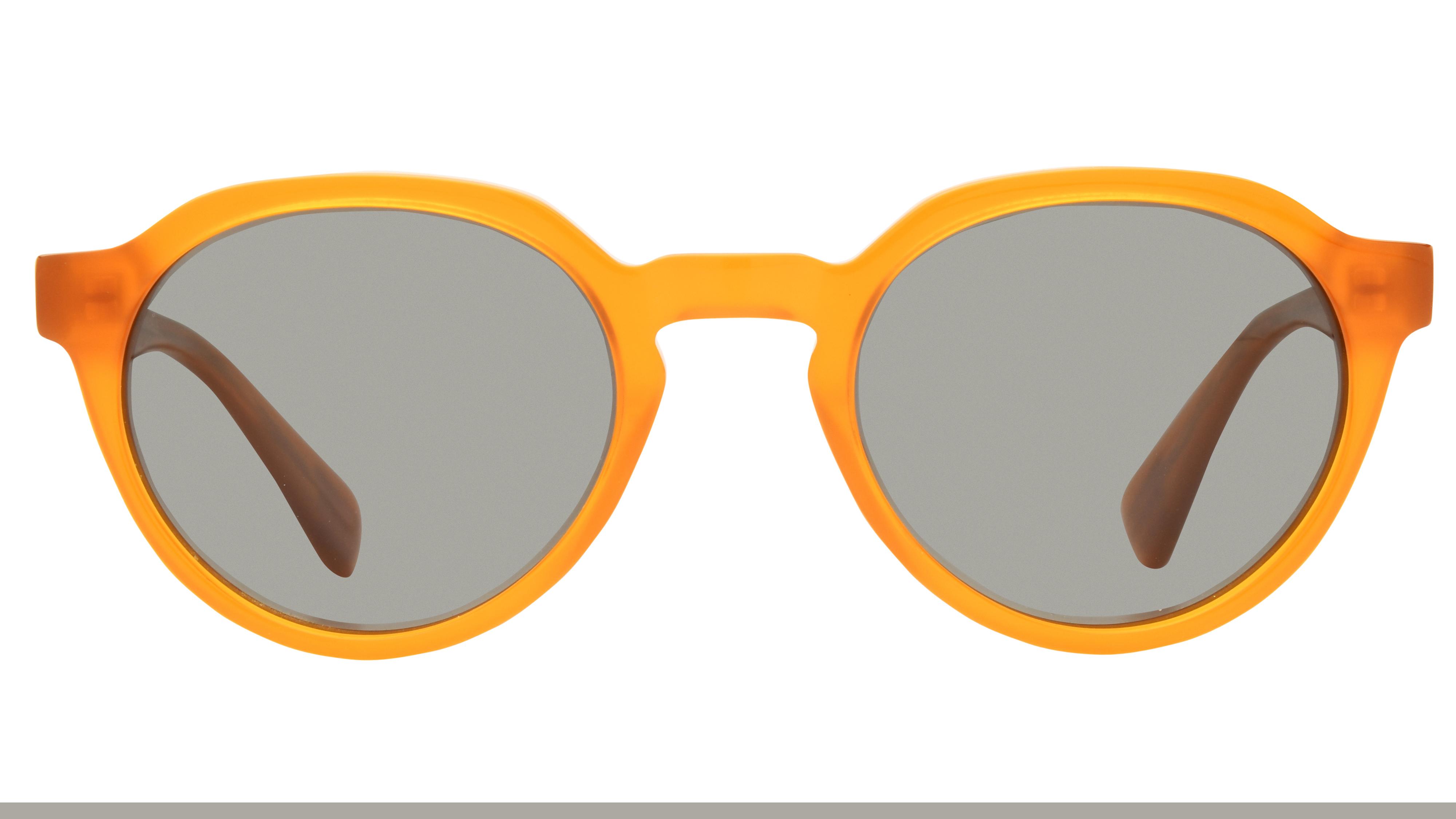 Lunettes De Soleil Femme Francesco Pisacane – Monture Jaune Miel, Verres Gris, 100% UV400