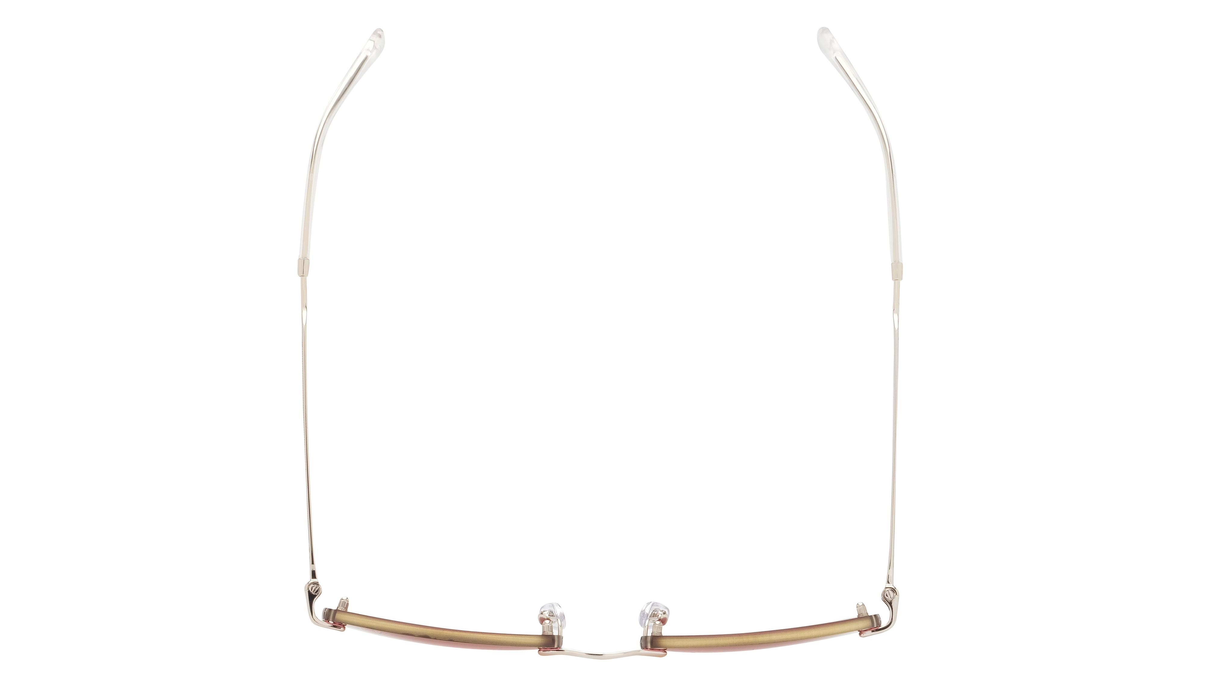Lunettes de soleil Ray-Ban Mixte Argent Ovale RB3767 Dessus