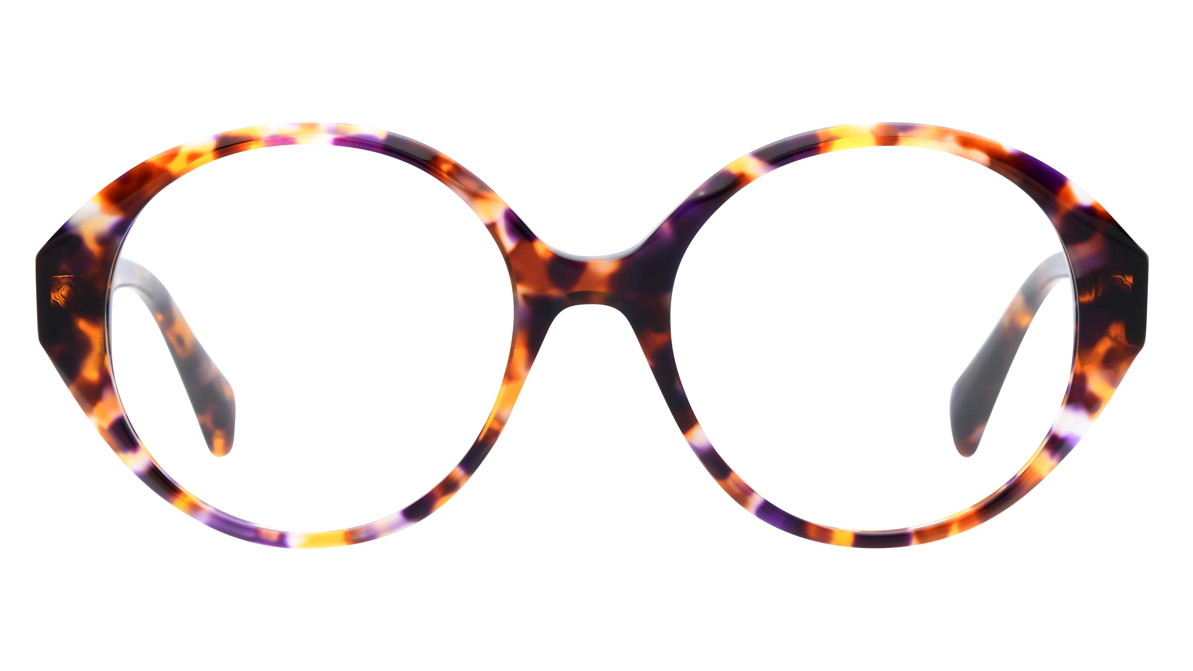 Lunettes de vue Maje Femme Écaille Ronde Mj1057 Face