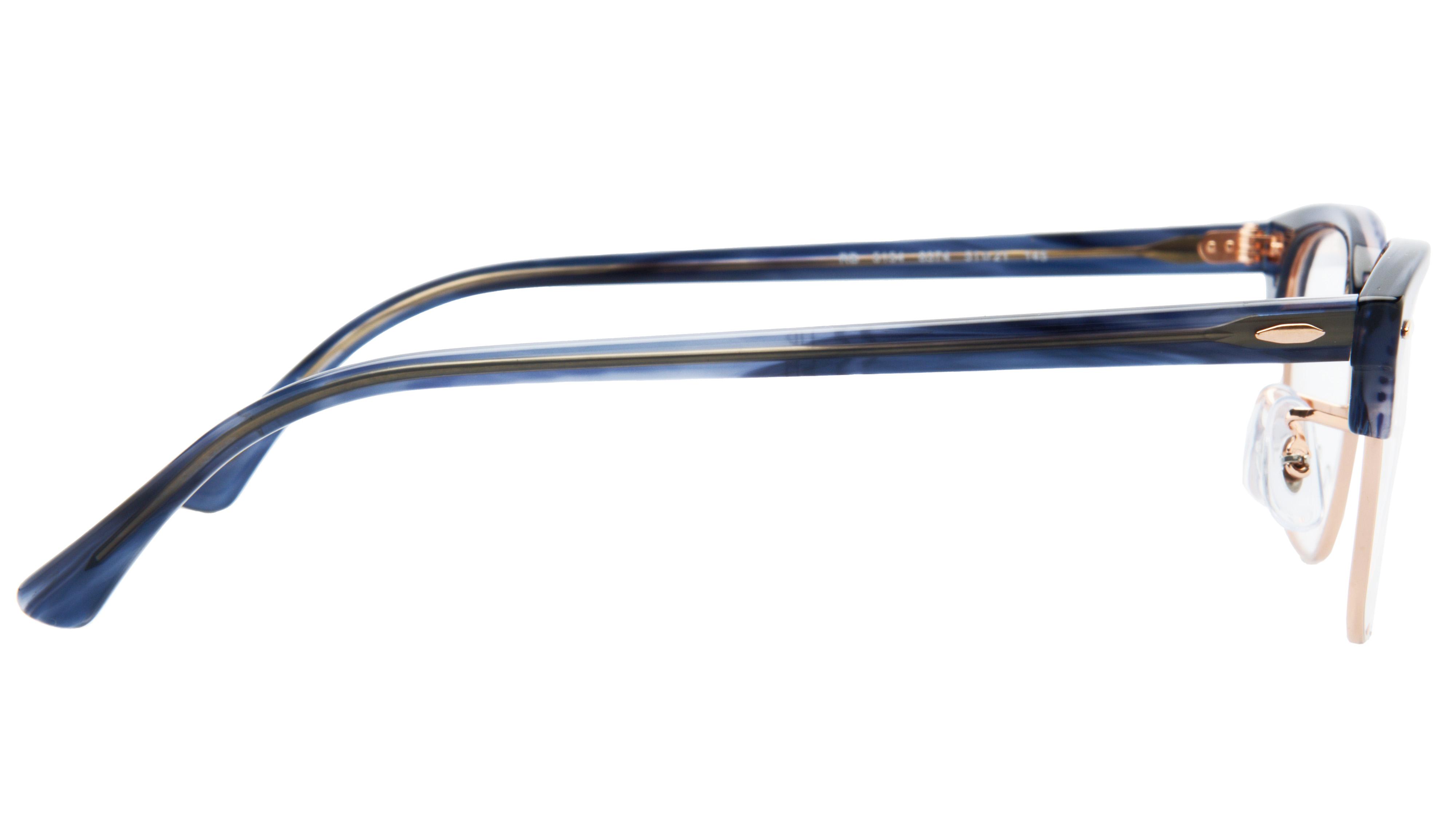 Lunettes de vue Ray-Ban Mixte Bleu Carré Rx5154 Droite