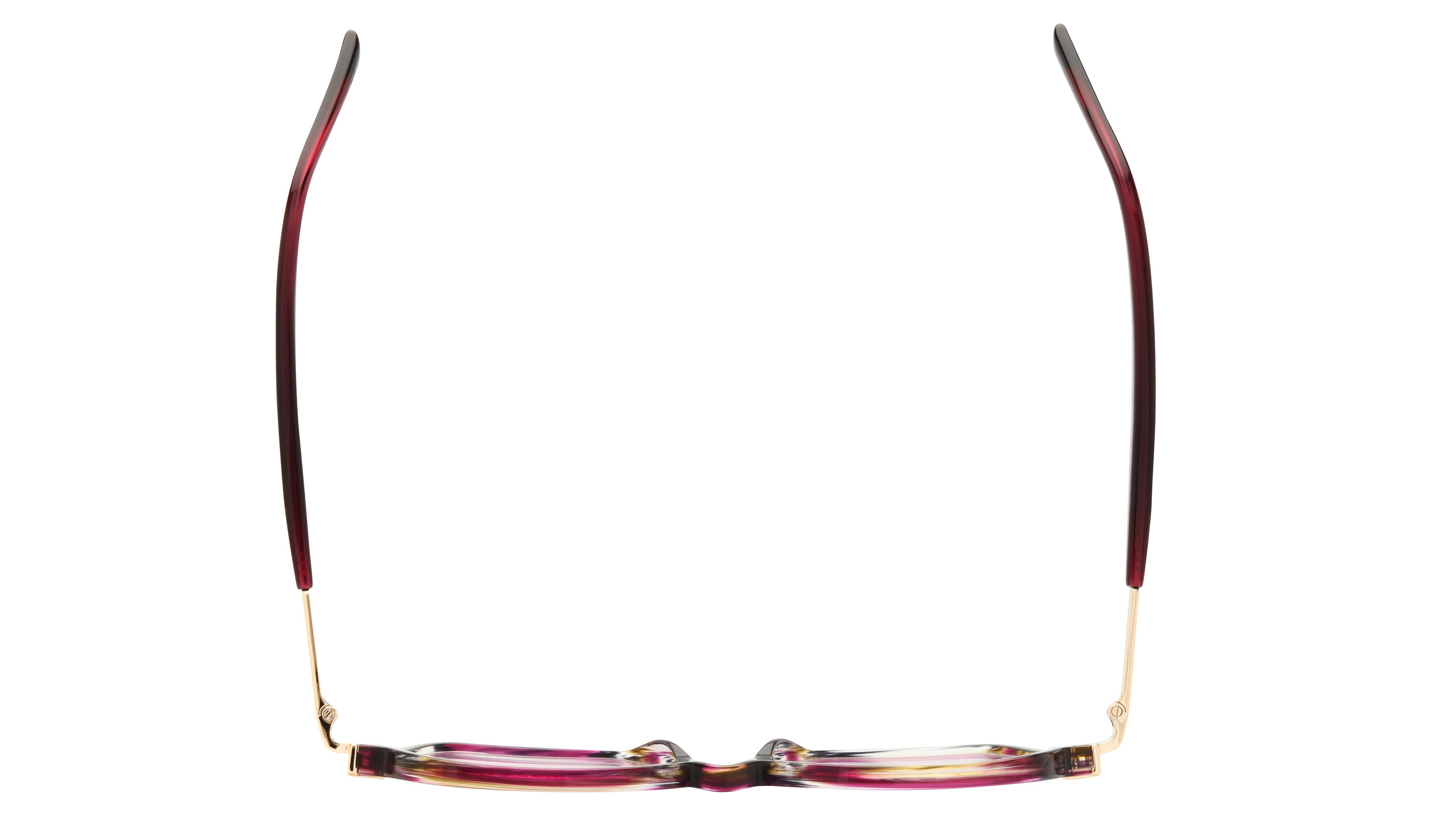 Lunettes de vue Longchamp Femme Violet Carré LO2782 Dessus