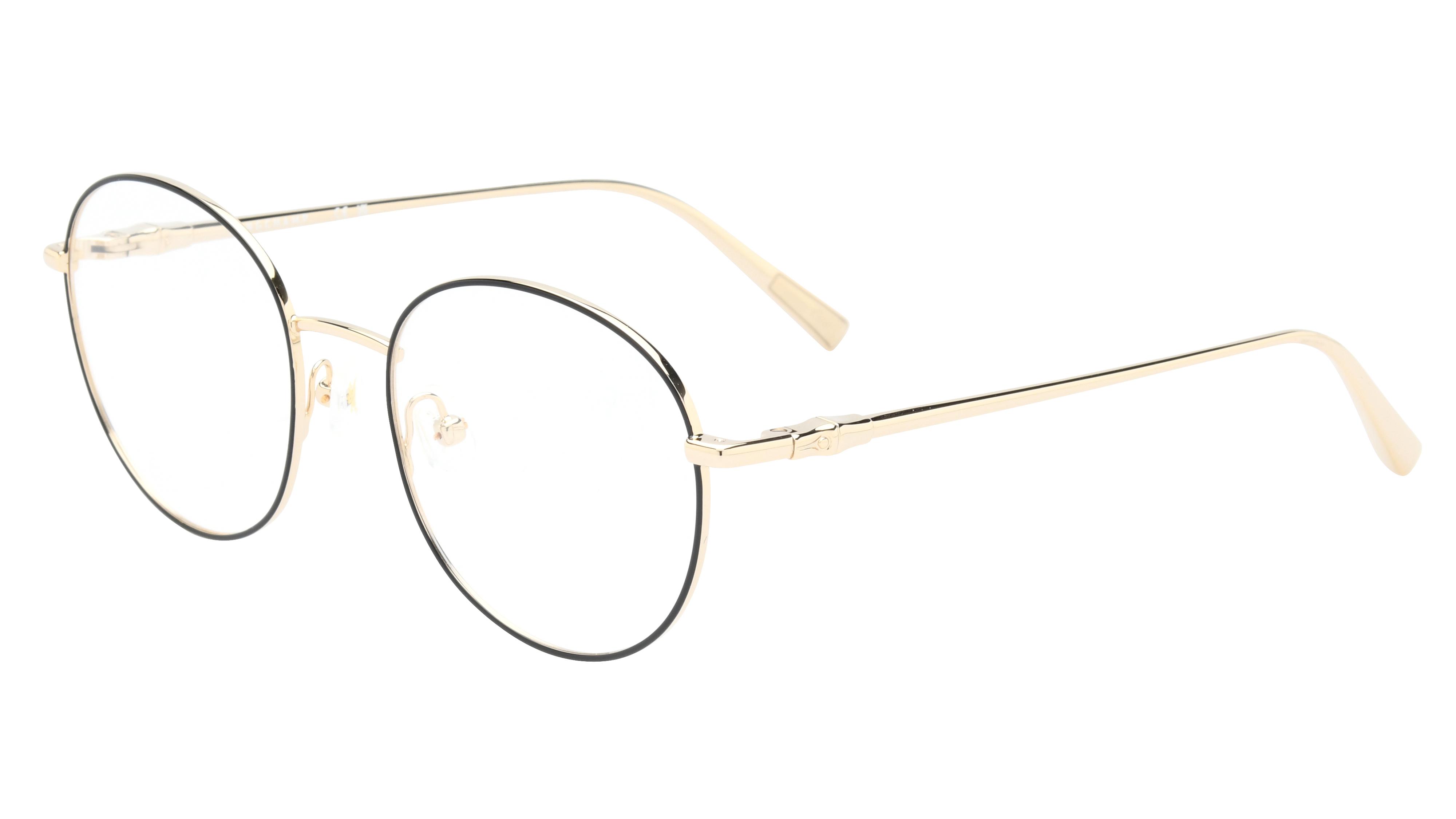 Lunettes de vue Longchamp Femme Noir Ronde LO2160 Trois-Quart