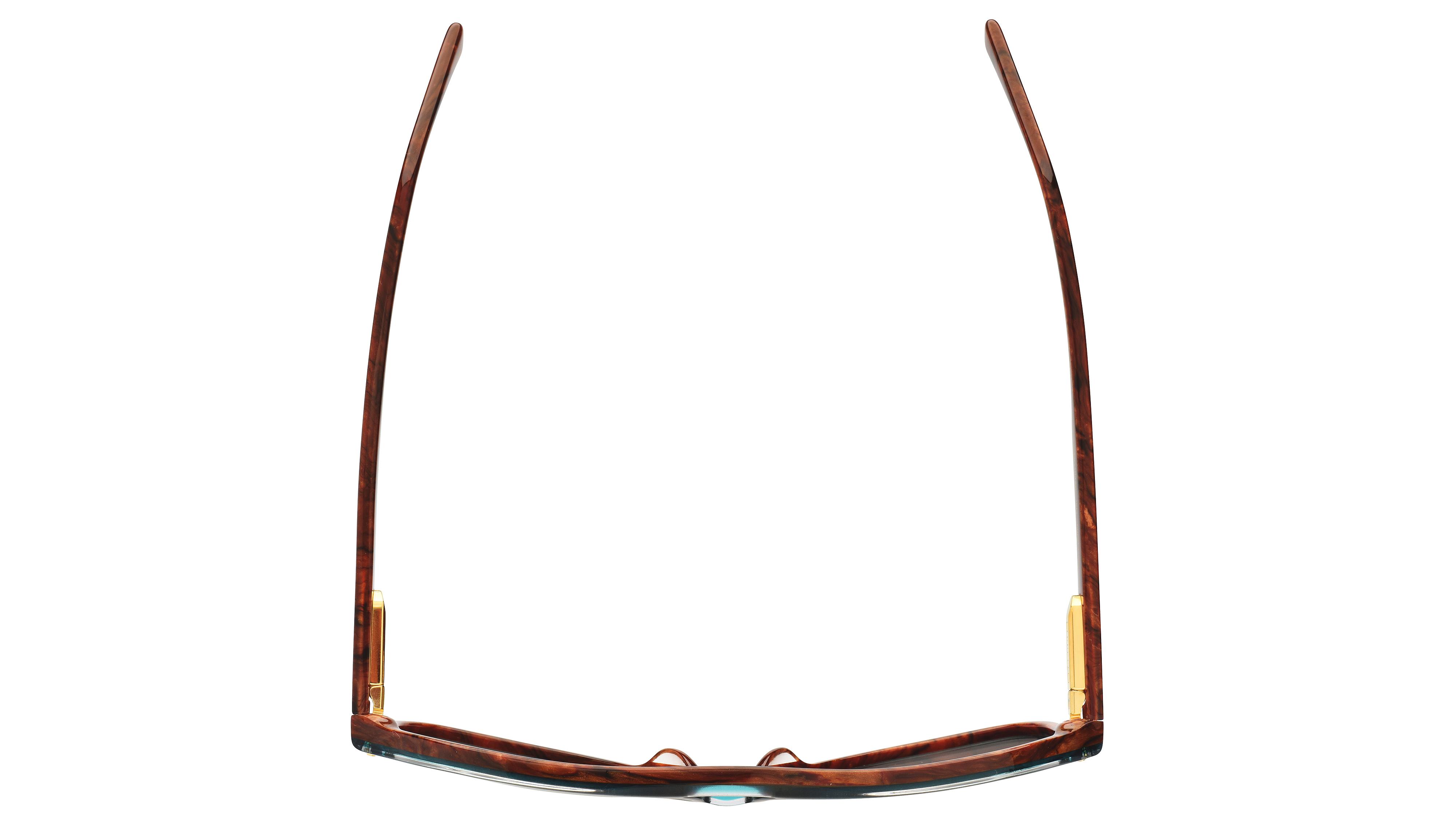 Lunettes de soleil Gucci Homme Bleu Aviateur Gg1042S Dessus