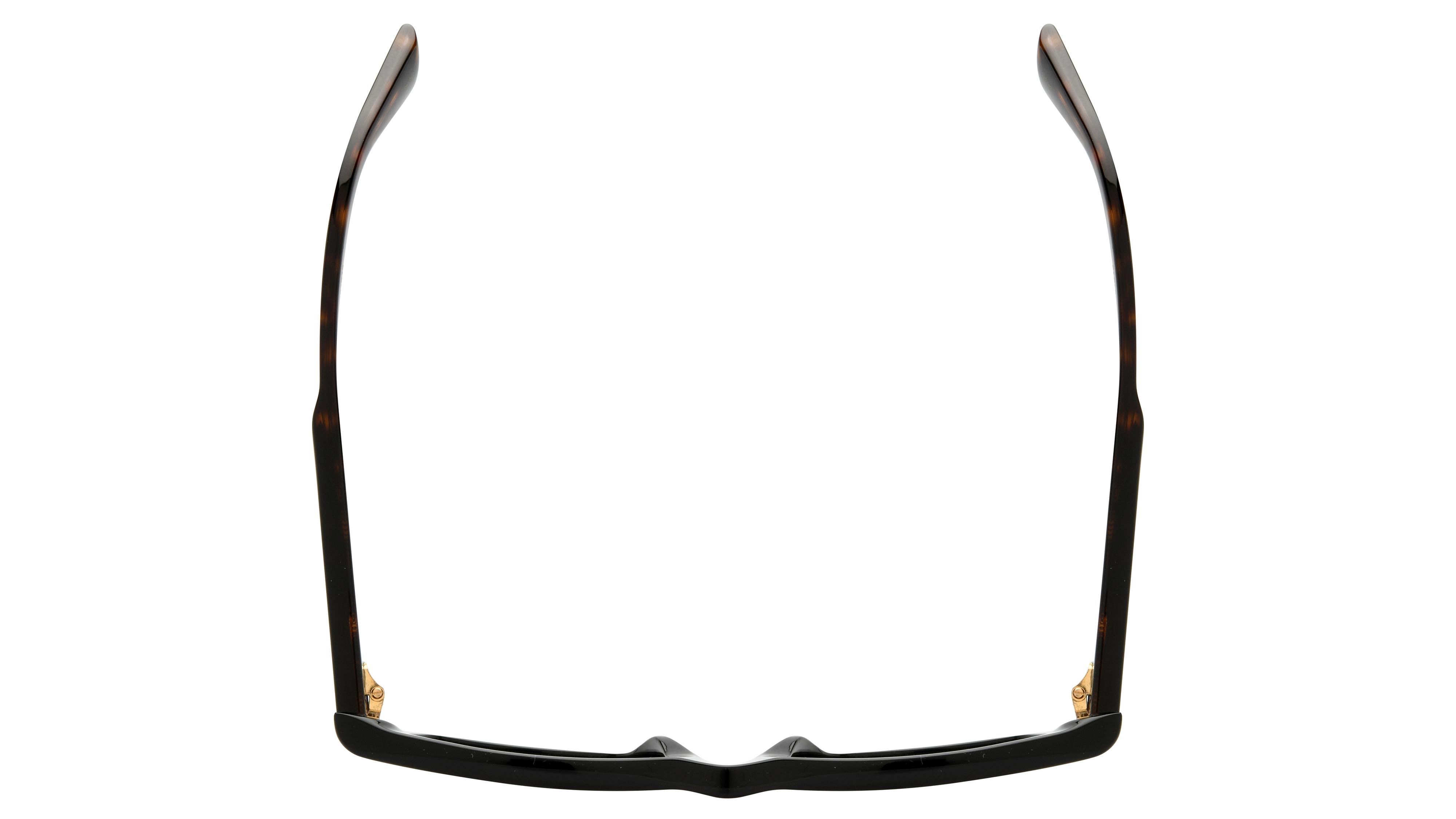 Lunettes de soleil Gucci Homme Noir Rectangle GG1668S Dessus