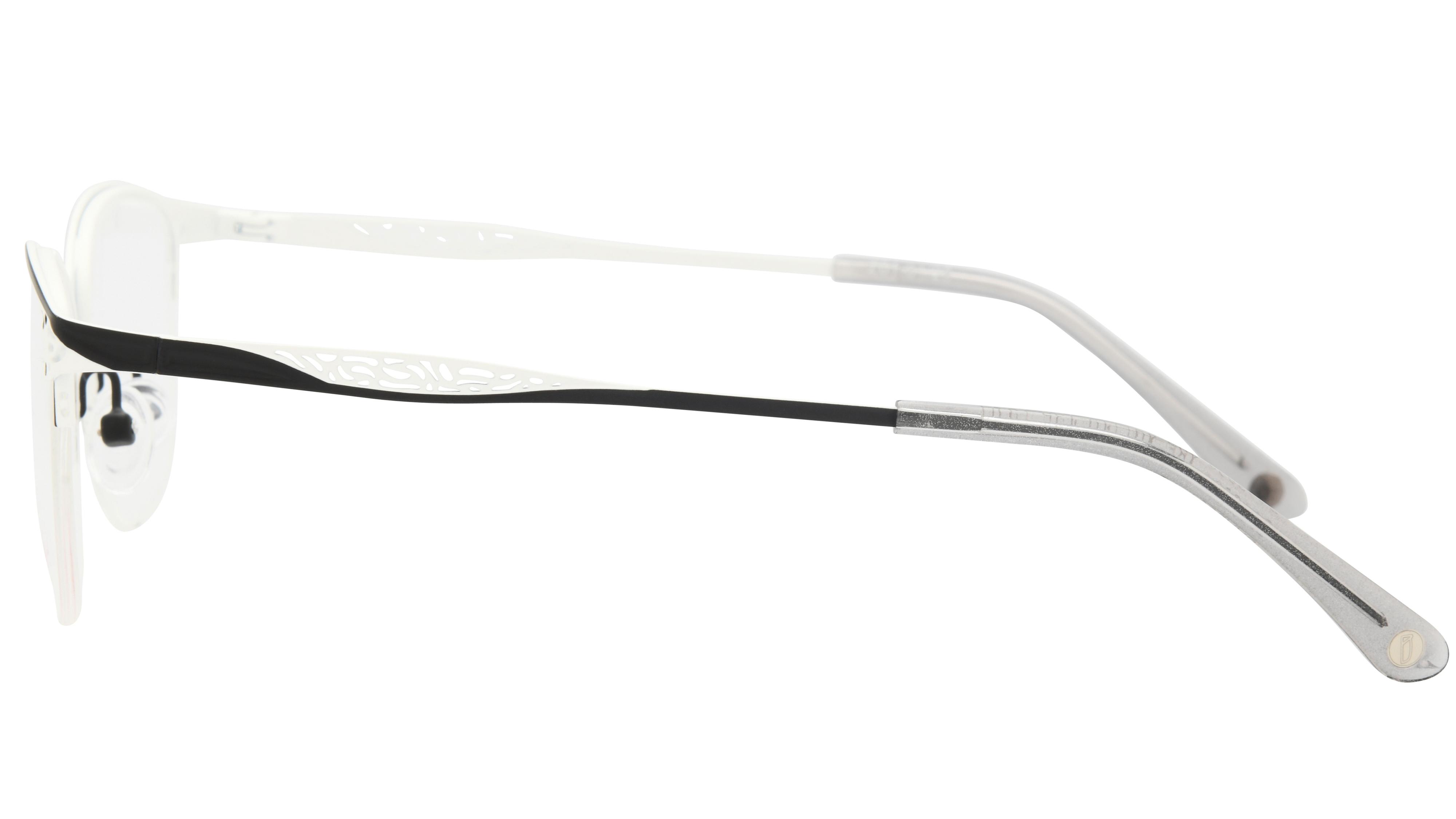 Lunettes de vue Baïa Femme Noir Rectangle baa2604 Gauche