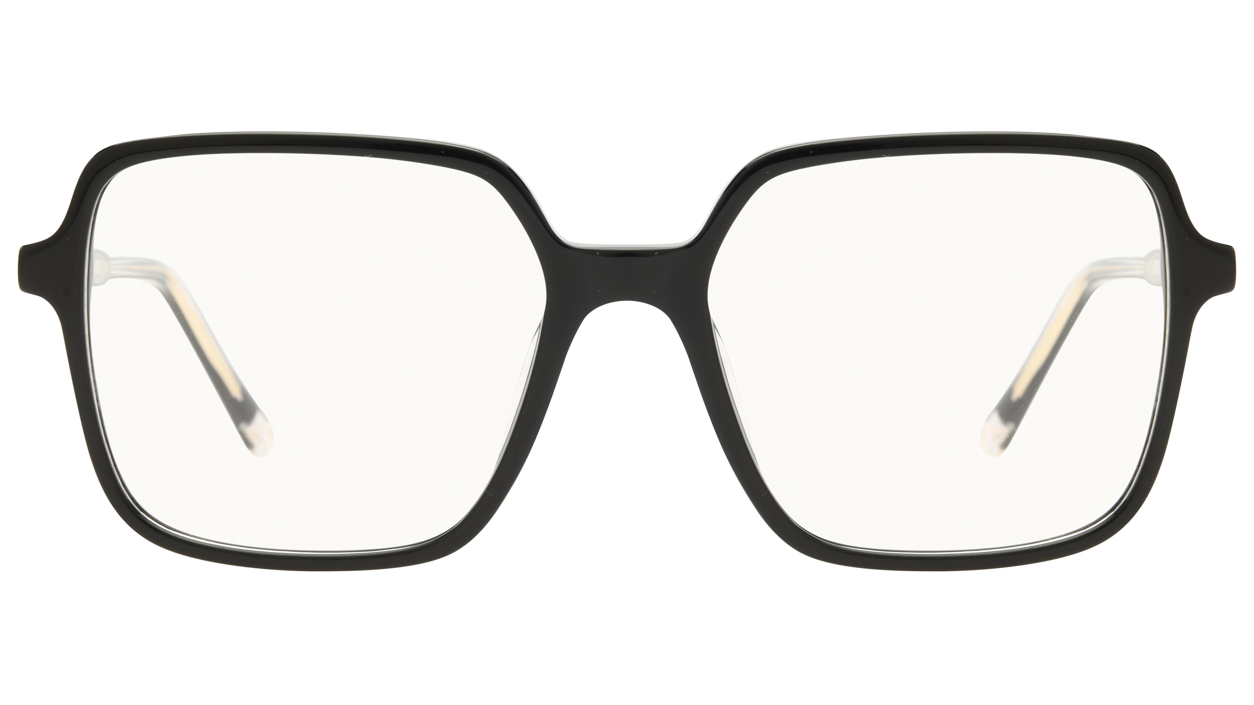 Lunettes de vue Signature Krys Femme Noir Carré Ml2501 Face