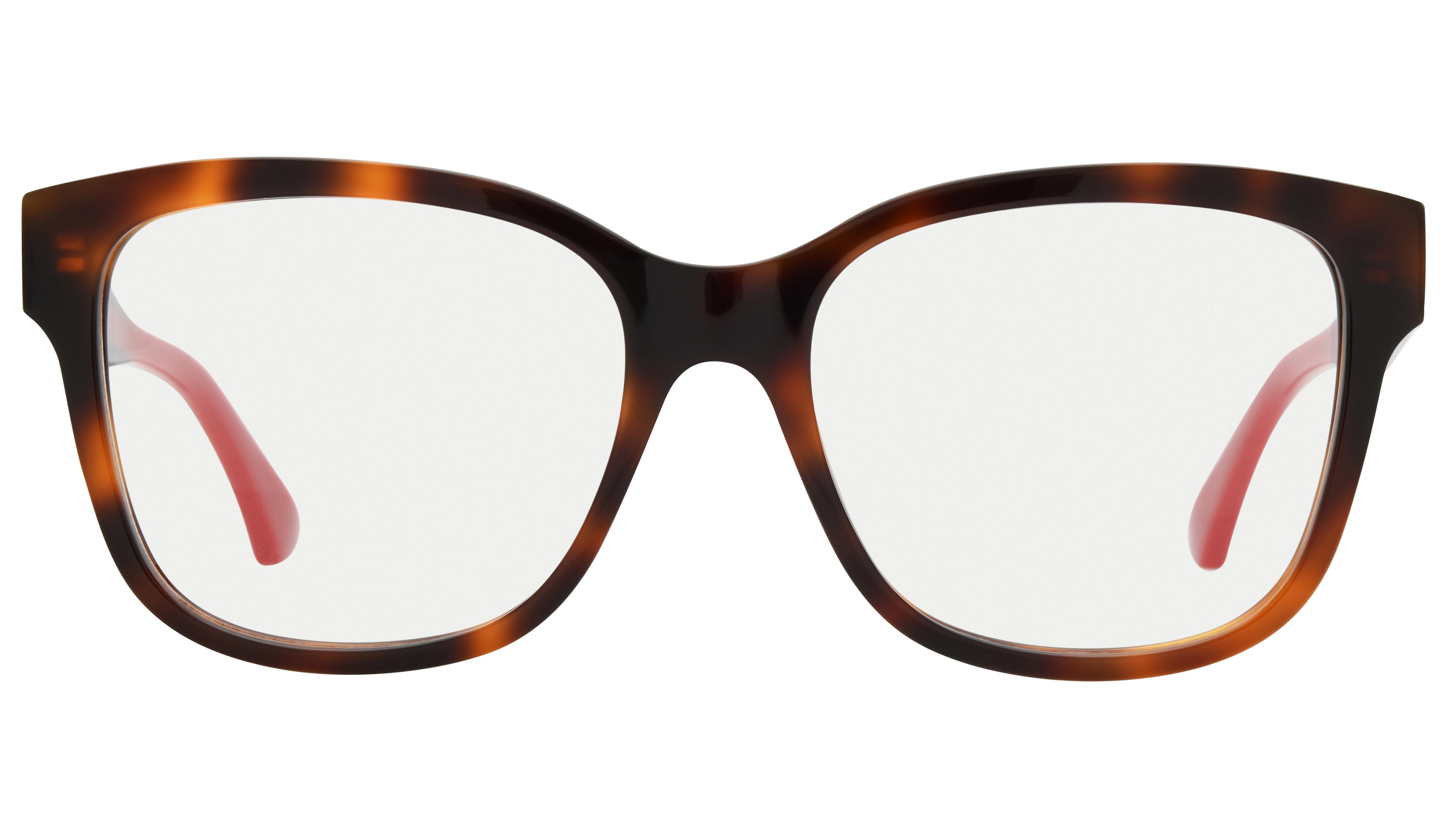 Lunettes de vue Gucci Femme Écaille Papillon gg0038onn Face