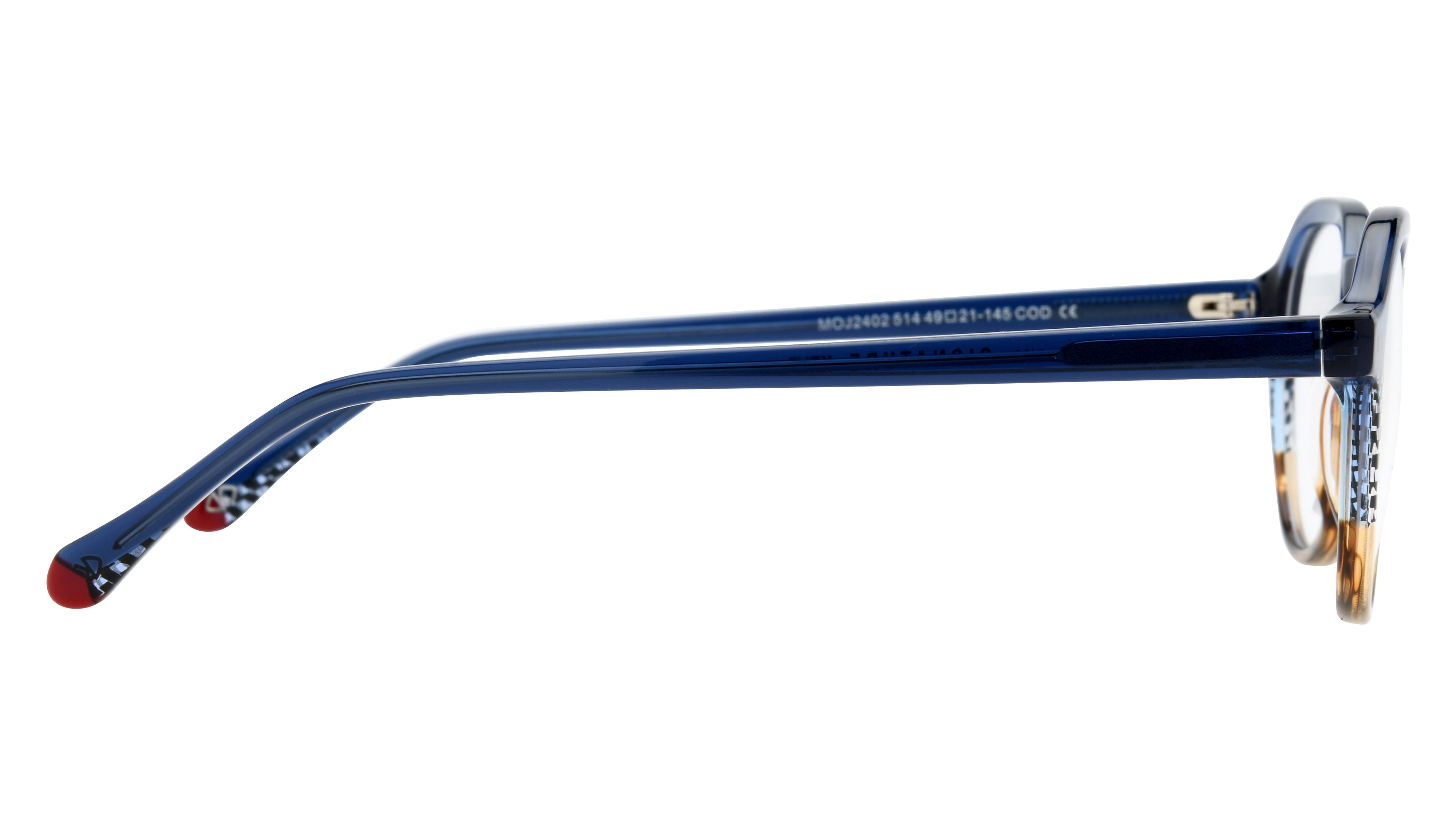 Lunettes de vue Signature Krys Homme Bleu Pantos Moj2402 Droite