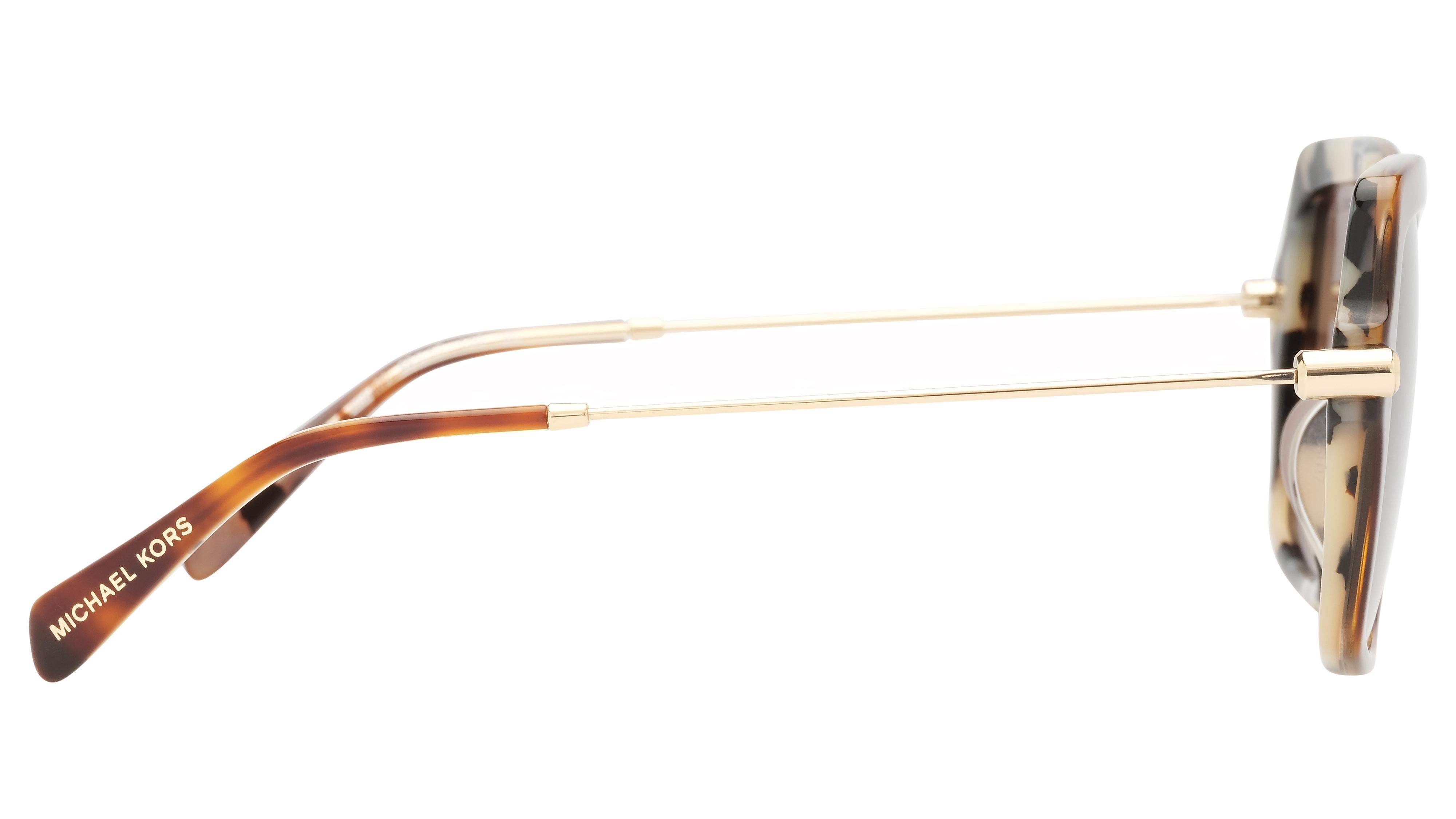 Lunettes de soleil Michael Kors Femme Écaille Carré mk2247u Droite