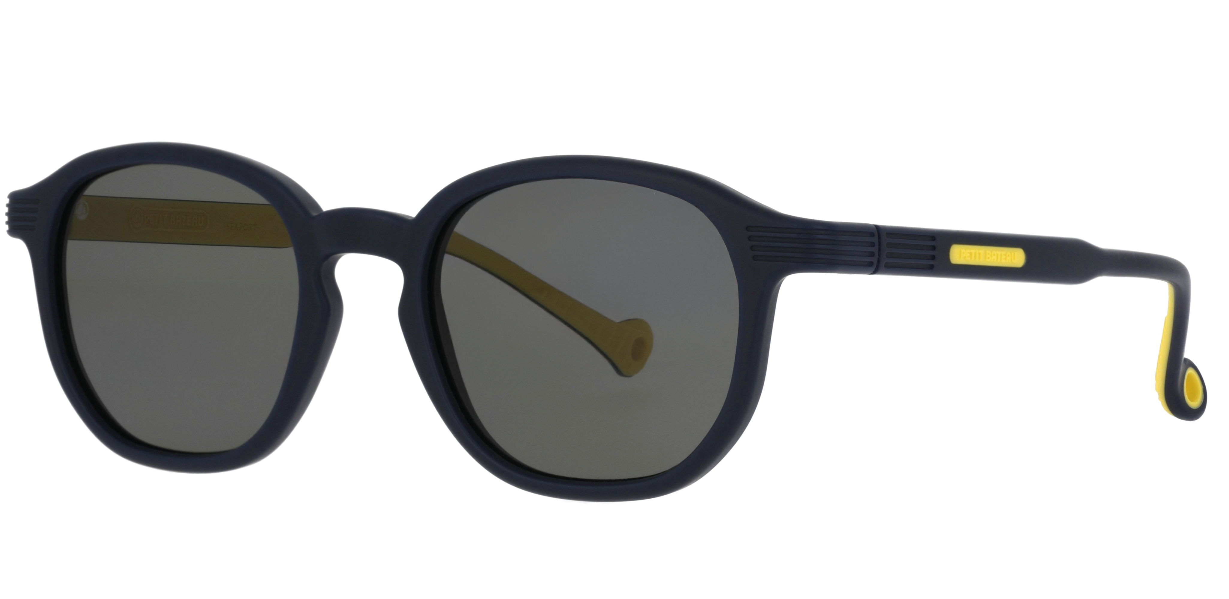 Lunettes de soleil Petit Bateau Enfant Bleu Rectangle Honfleur Gauche