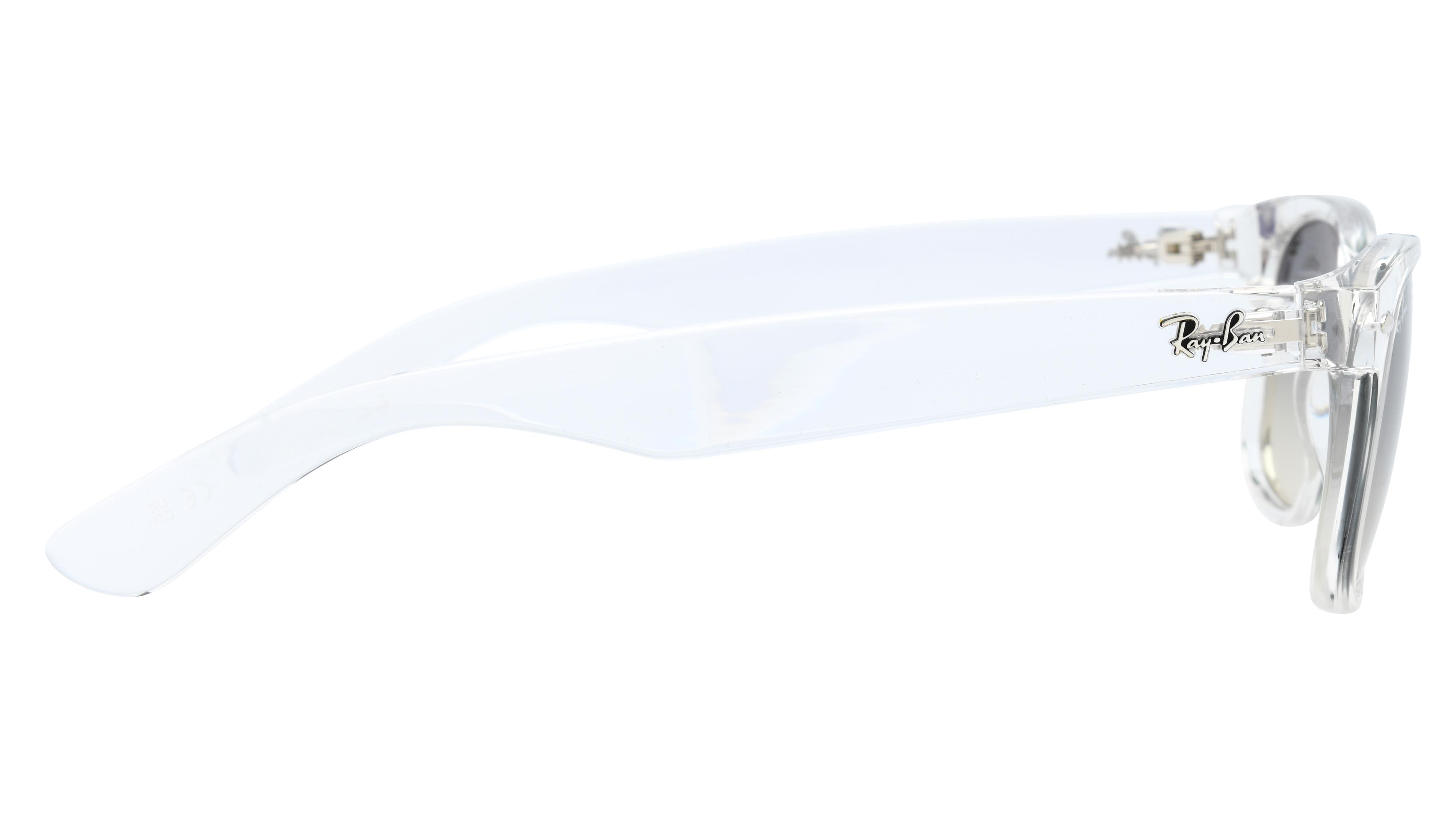 Lunettes de soleil Ray-Ban Mixte Transparent Carré RB2132 Droite