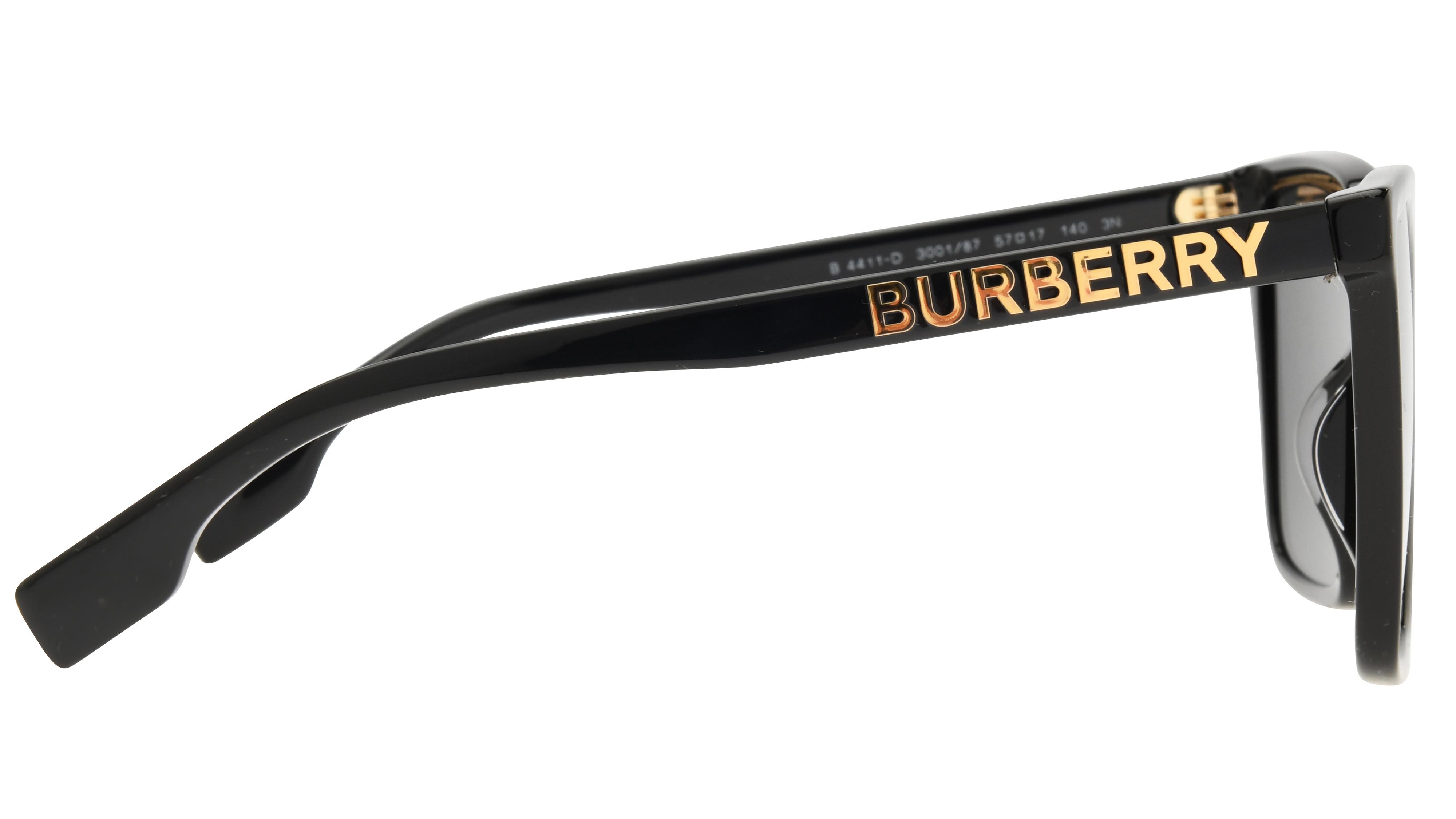 Lunettes de soleil Burberry Femme Noir Carré BE4411D Droite