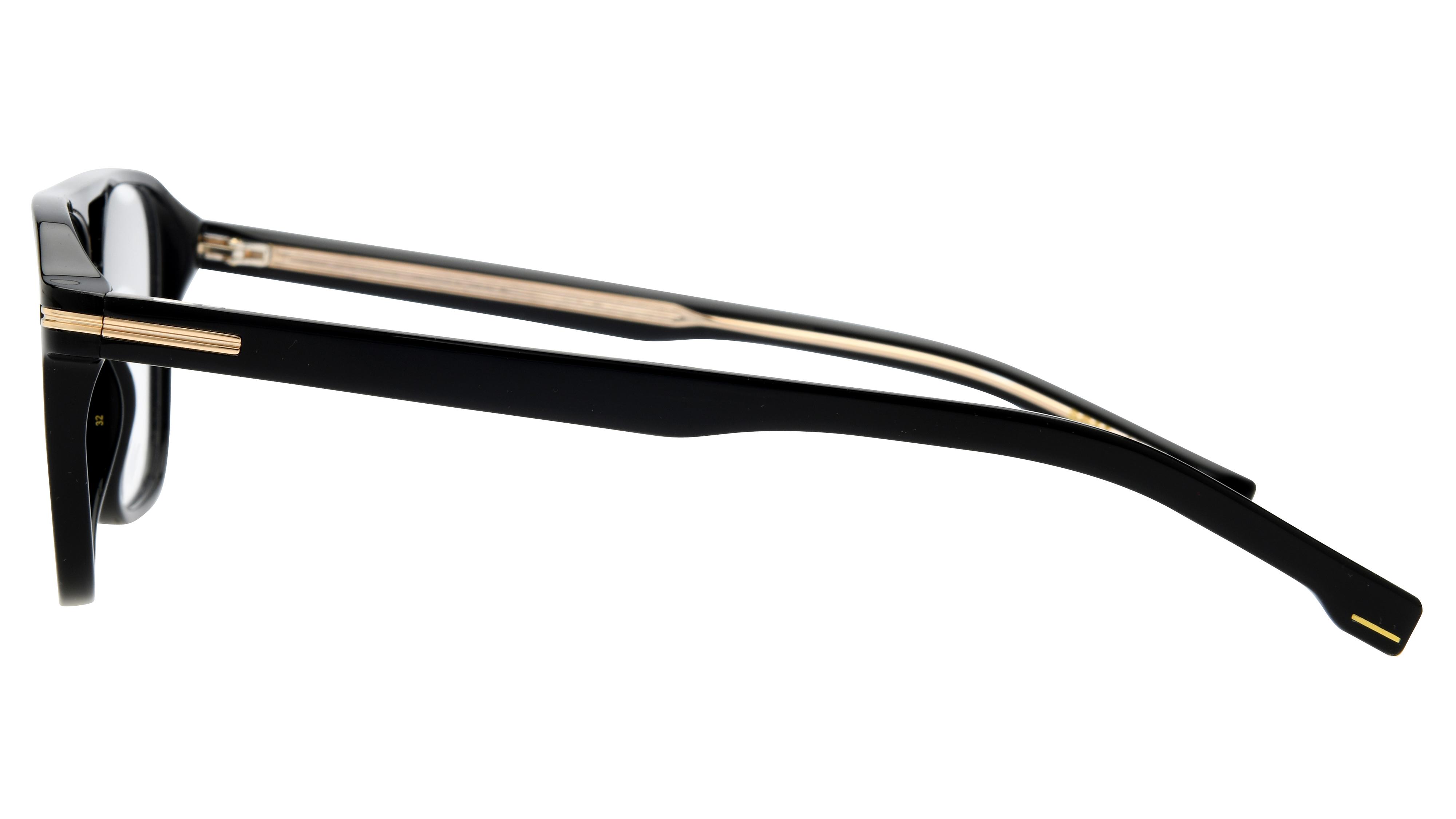 Lunettes de vue Boss Homme Noir Aviateur Boss1600 Gauche