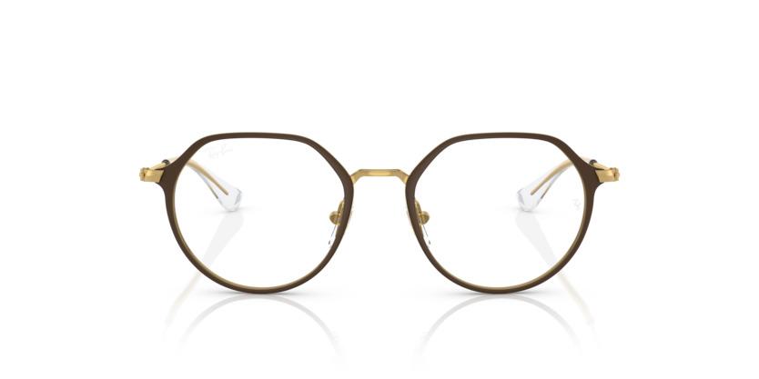 Lunettes de vue Ray-Ban Enfant Marron Ronde Ry1058 Face