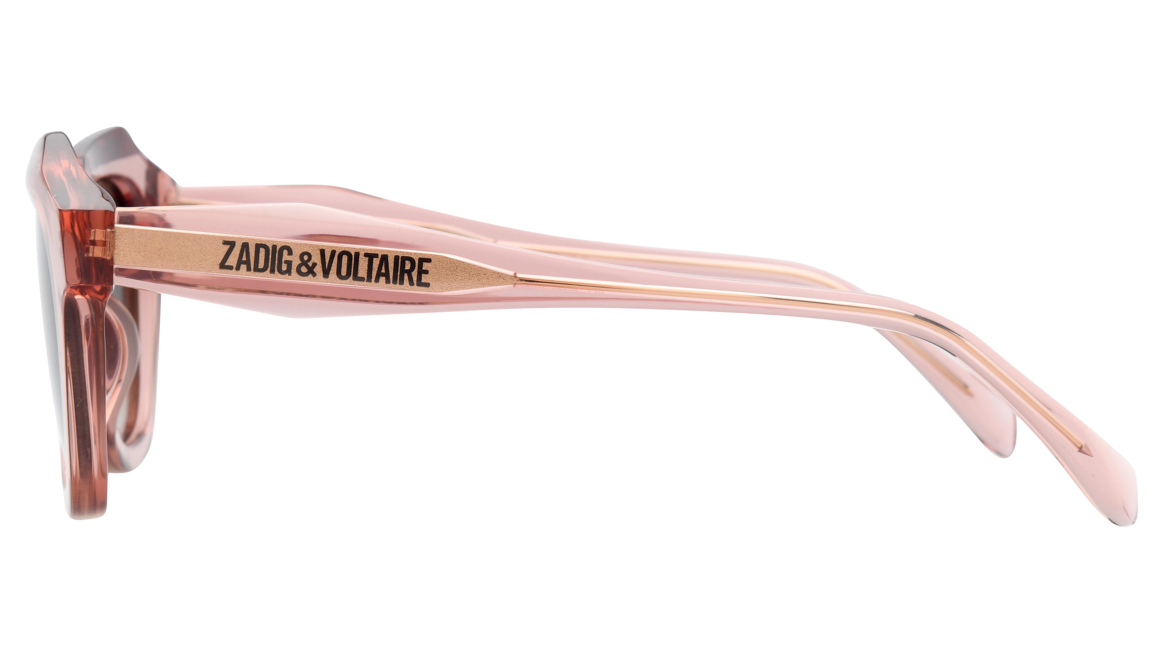Lunettes de soleil Zadig & Voltaire Femme Rose Papillon SZV468V Gauche