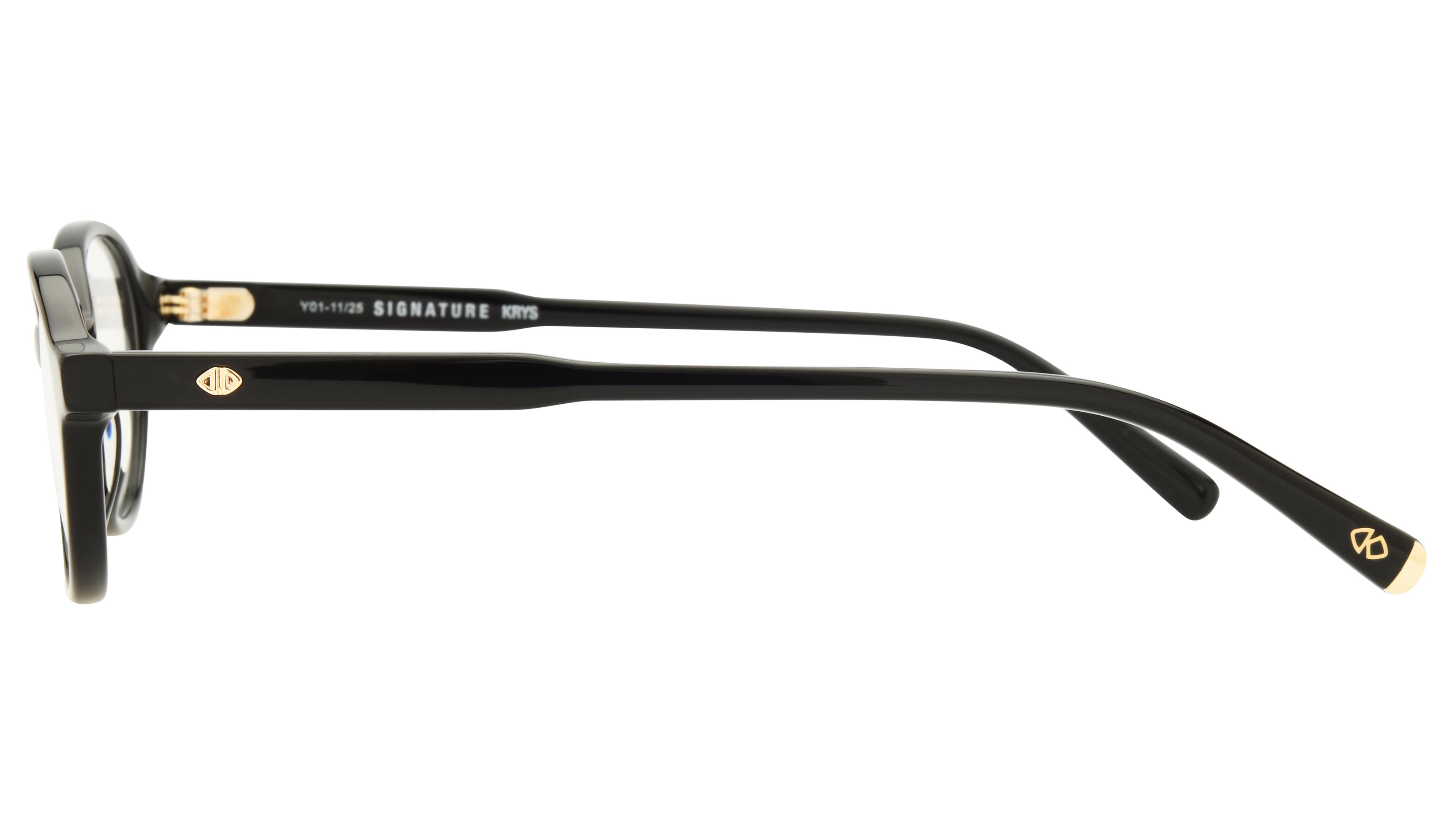 Lunettes de vue Signature Krys Femme Noir Ovale Ml2603 Gauche