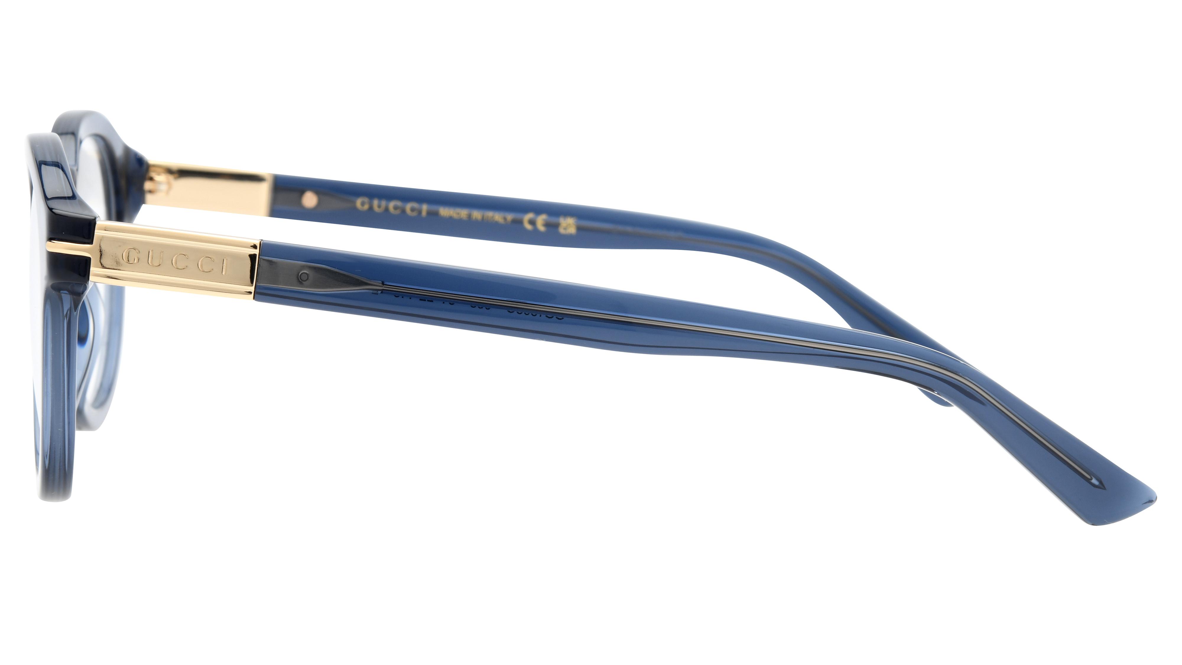 Lunettes de vue Gucci Homme Bleu Pantos GG1503O Gauche