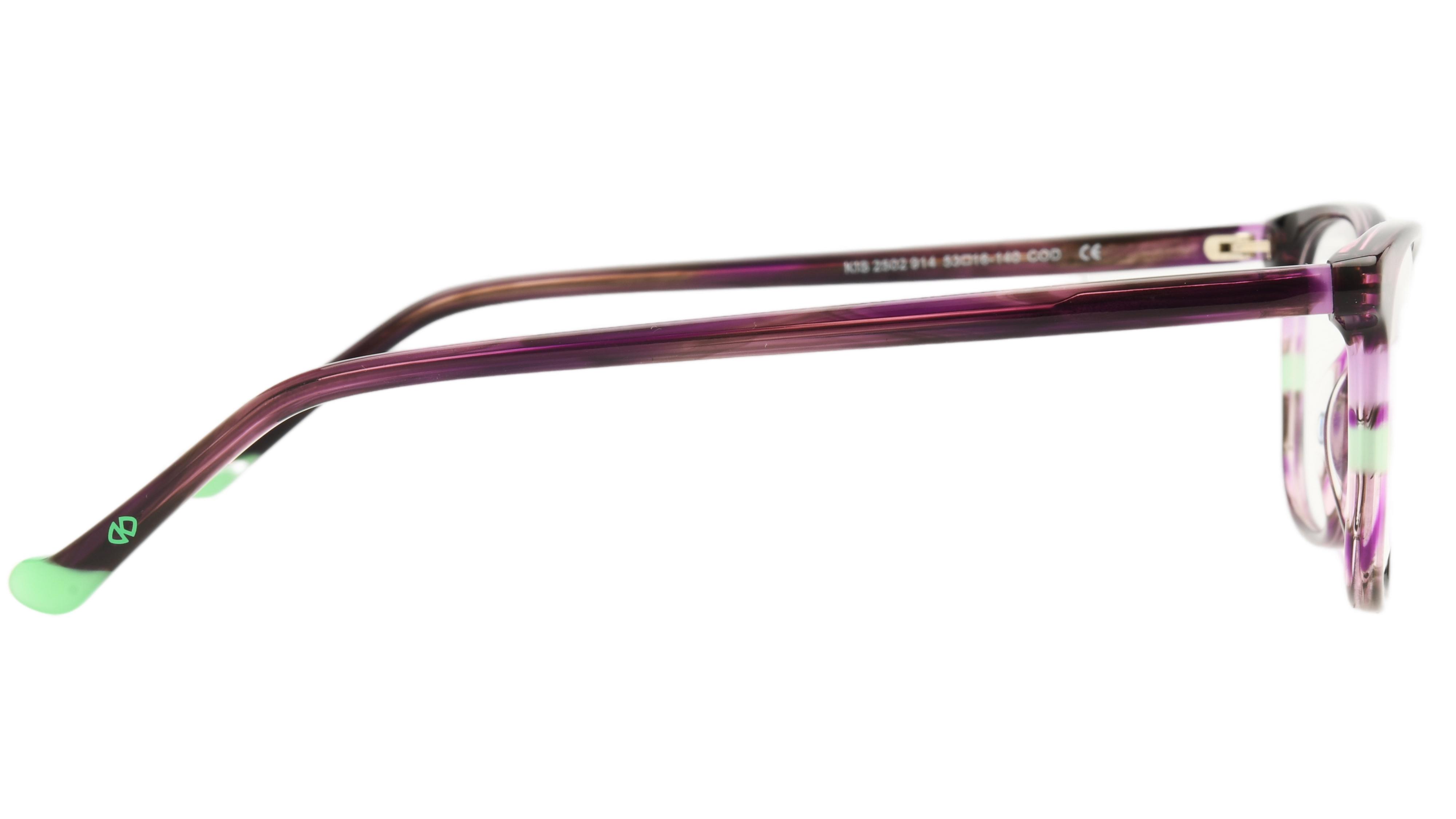 Lunettes de vue Signature Krys Femme Violet Rectangle Kis2502 Droite