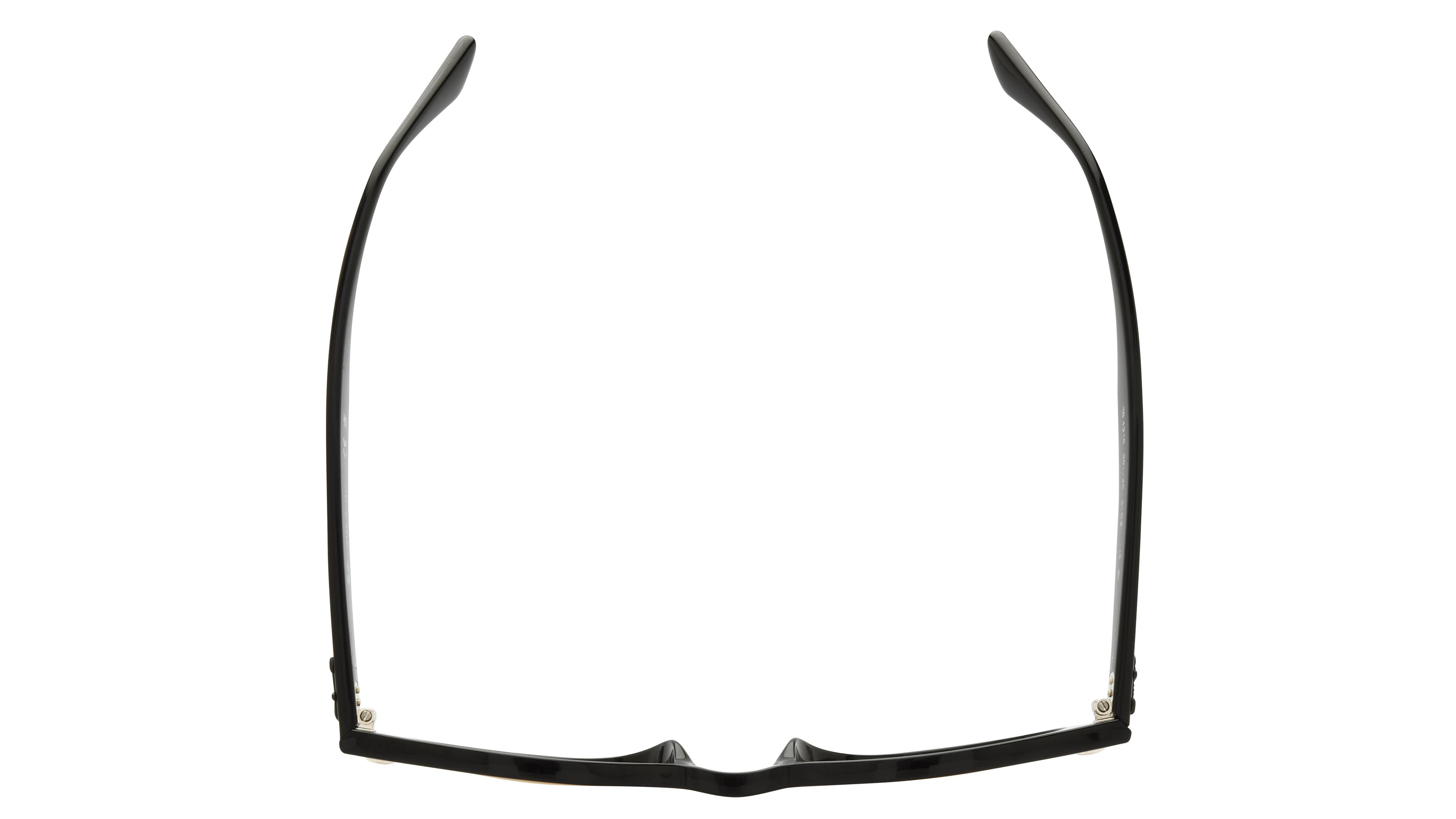 Lunettes de soleil Ray-Ban Mixte Noir Ovale RB4315 Dessus