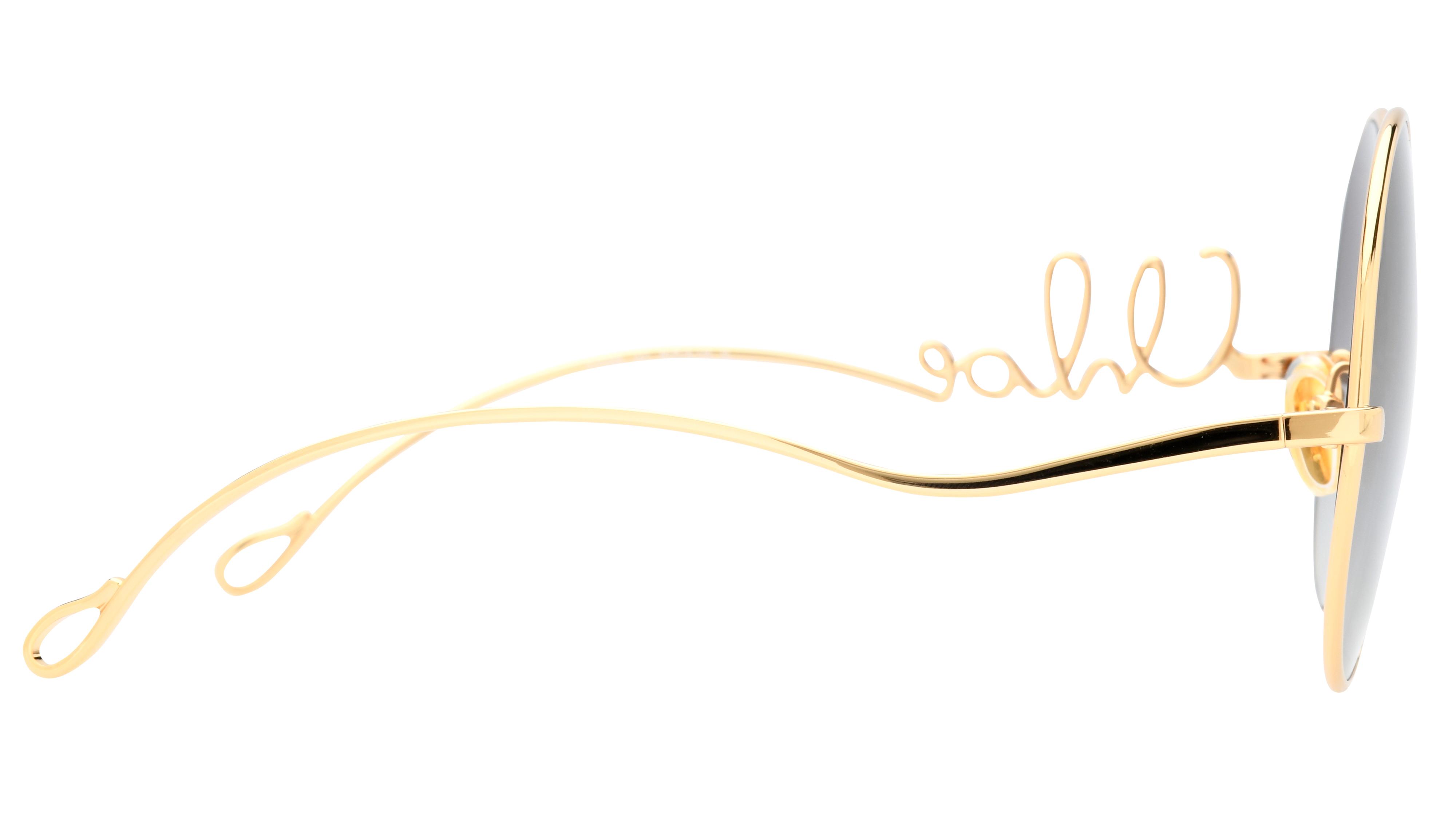 Lunettes de soleil Chloé Femme Or Pantos CH0329S Droite