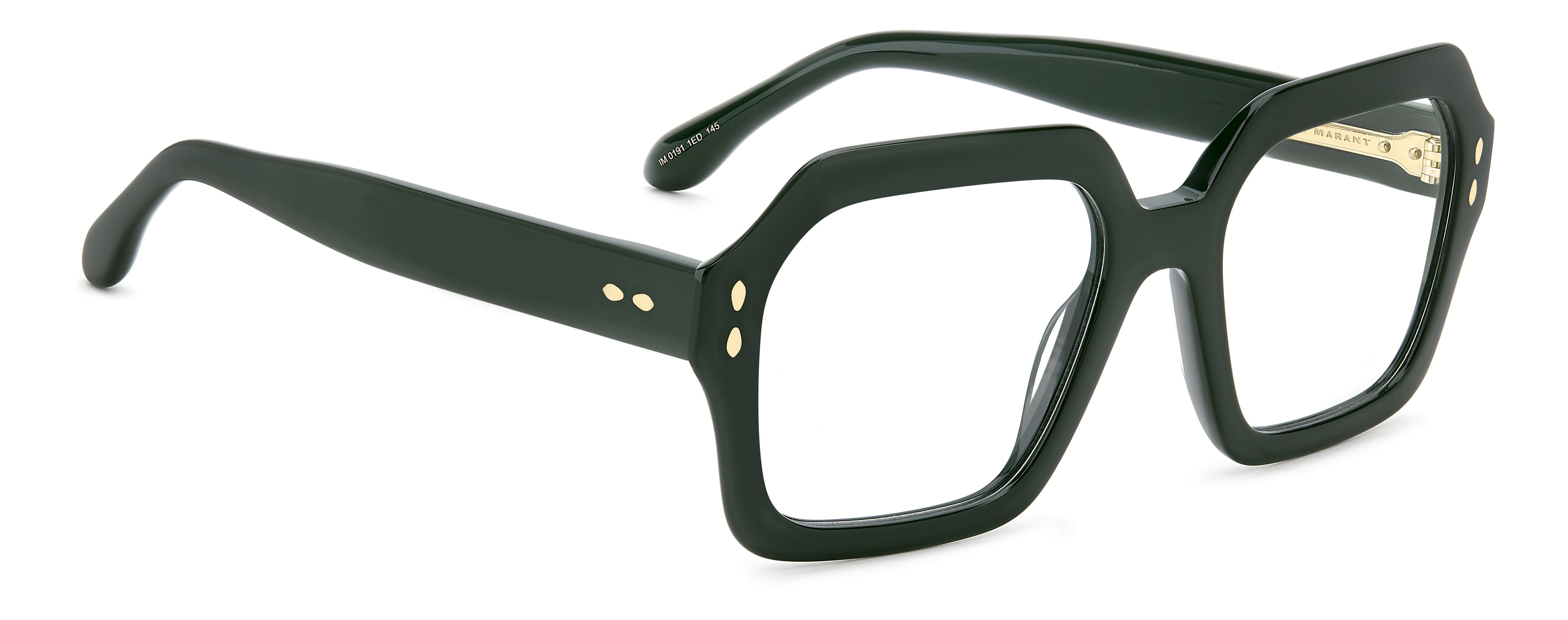 Lunettes de vue Isabel Marant Femme Vert Rectangle Im0191 Droite
