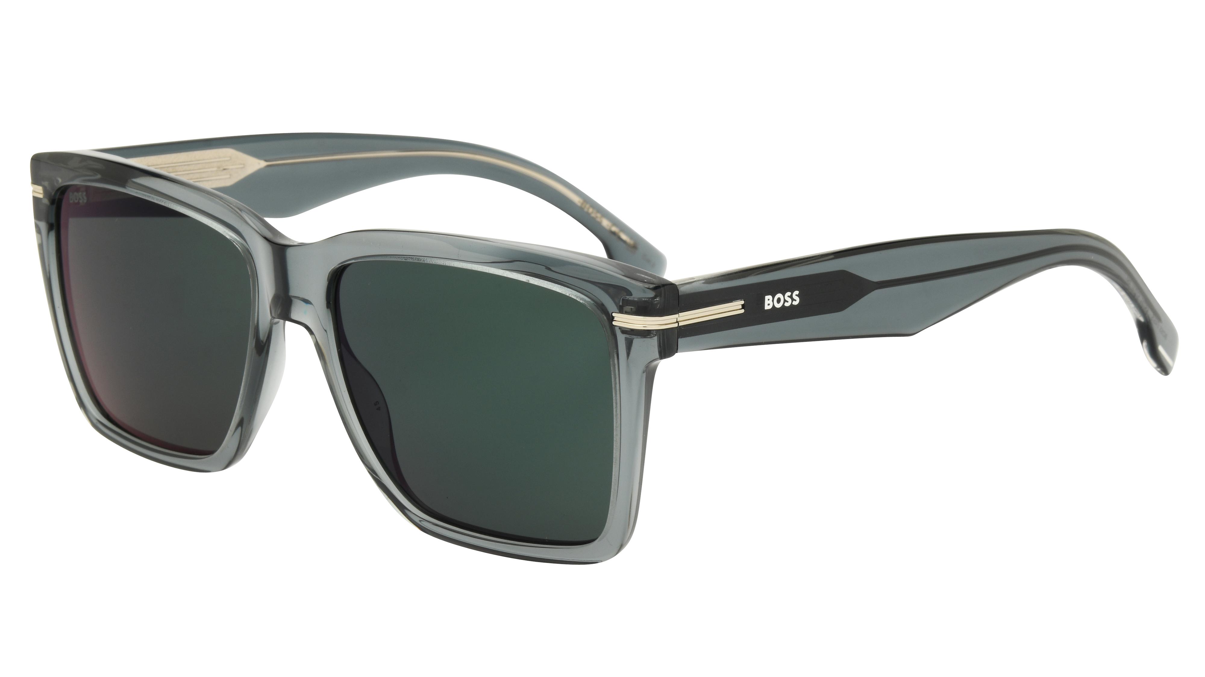 Lunettes de soleil Boss Homme Gris Rectangle Boss1745/S Trois-Quart