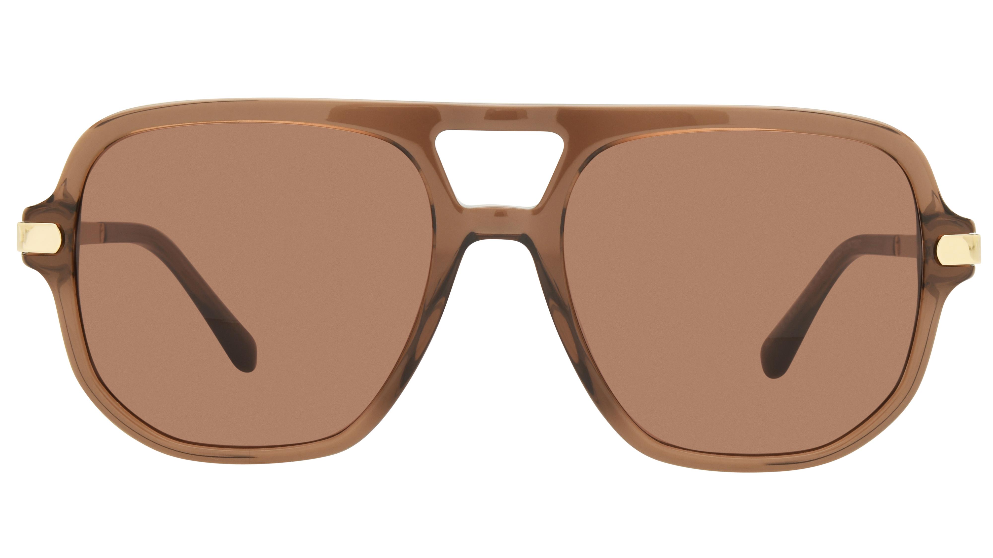 Lunettes de soleil Sandro Femme Marron Aviateur SD6096 Face