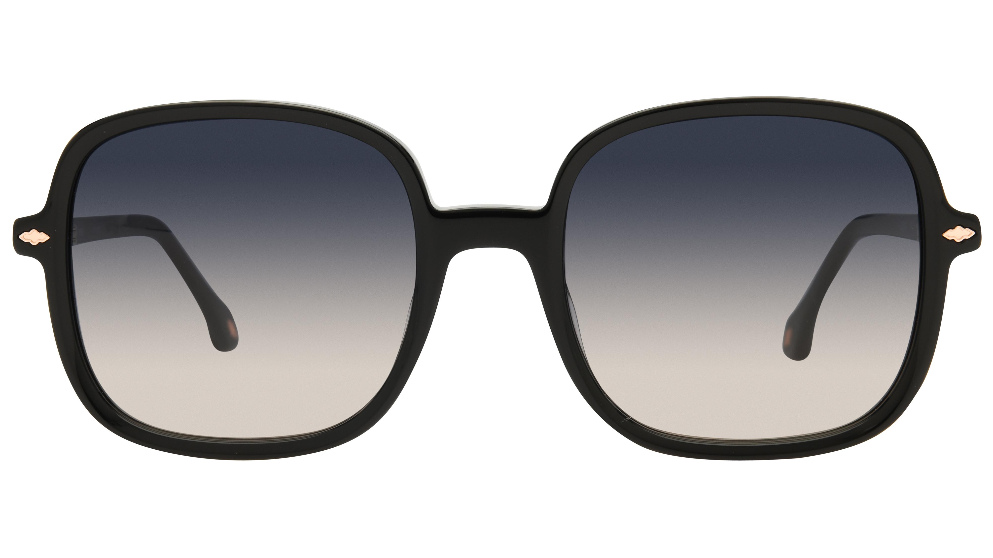 Lunettes de soleil ba&sh Femme Noir Carré LUIGIA Face