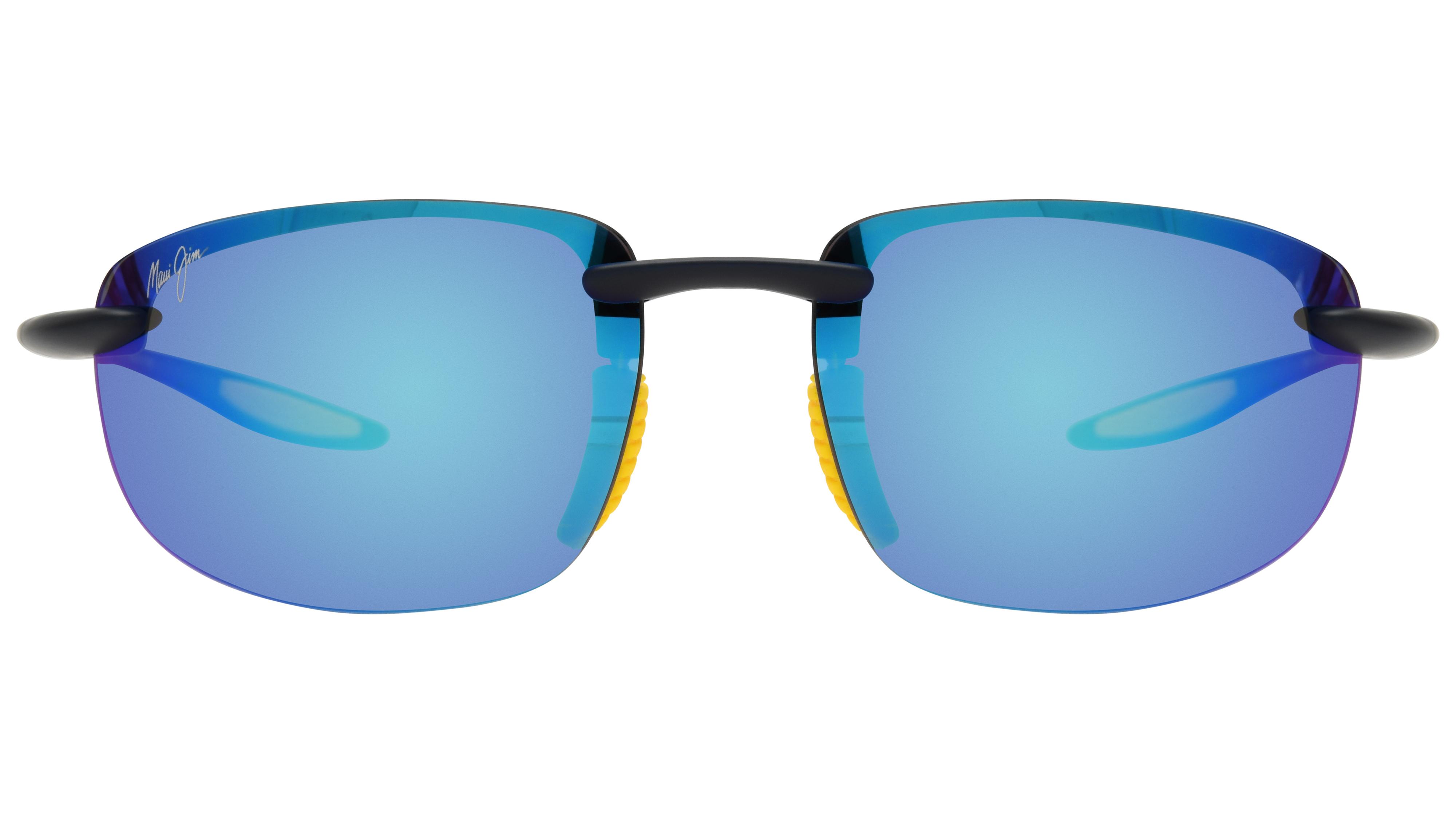 Lunettes de soleil  Mixte Bleu Rectangle Mj0676S Face