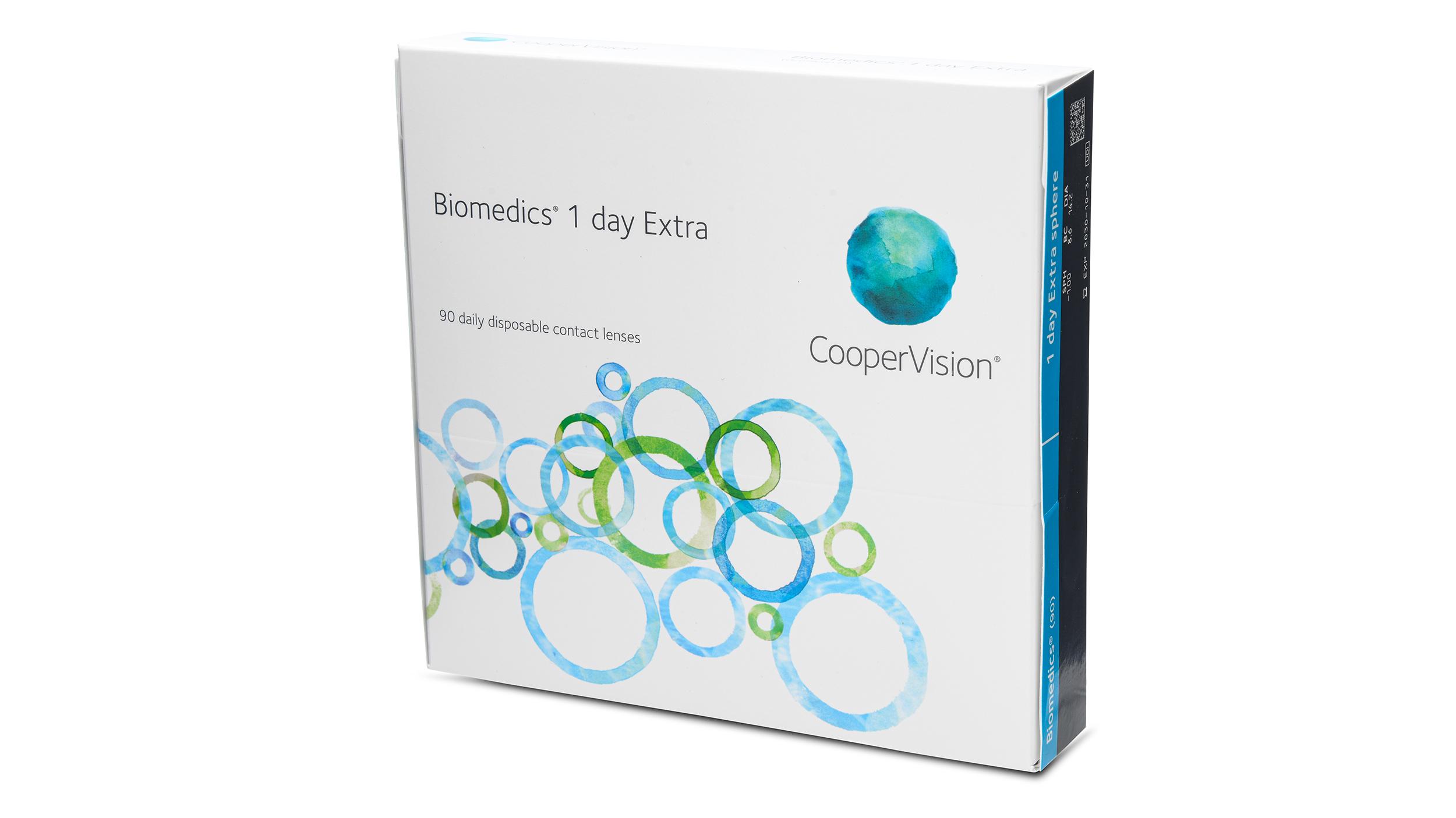 Lentilles de contact Biomedics 1 Day Extra Boîte de 90