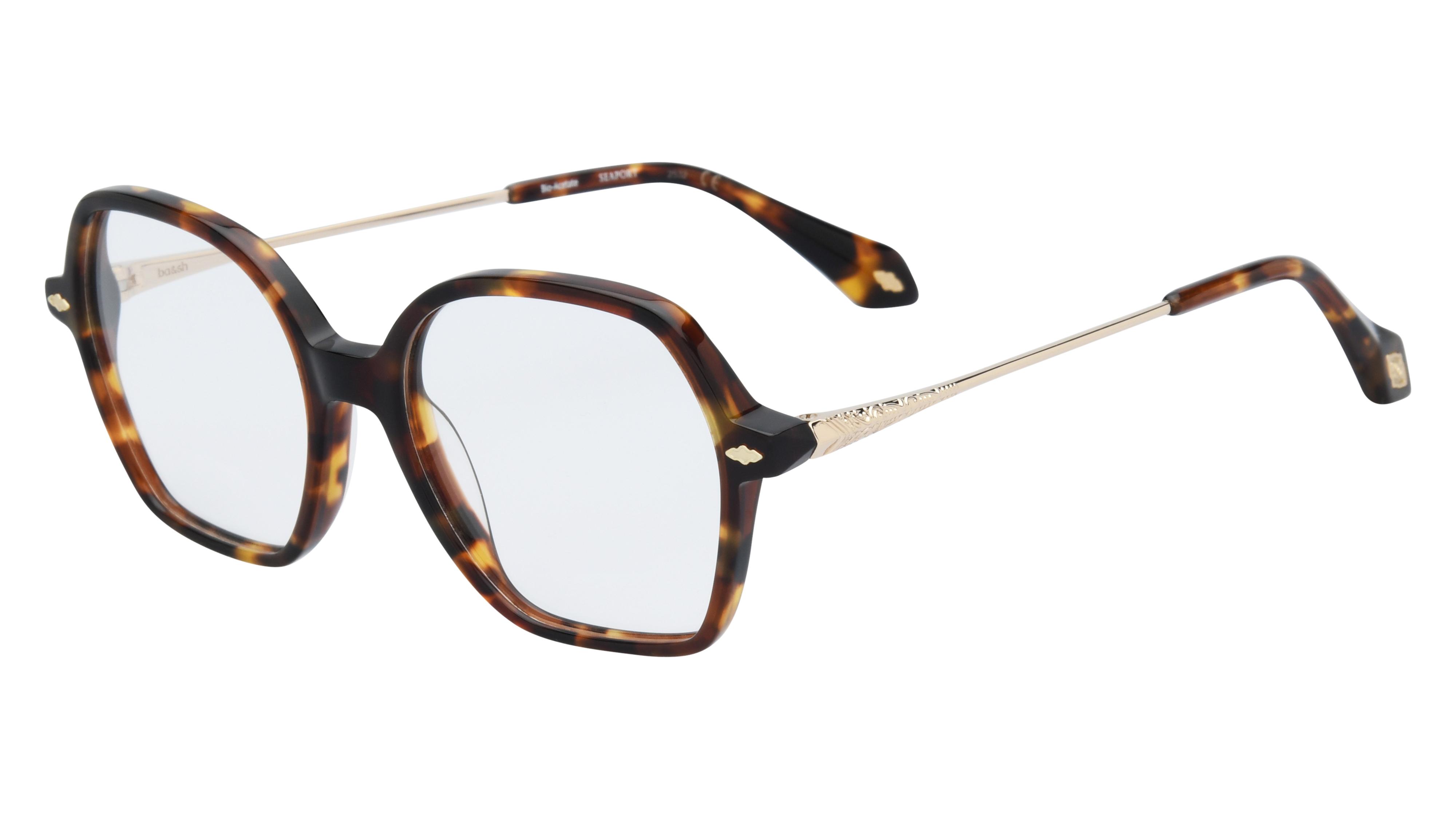 Lunettes de vue ba&sh Femme Écaille Carré ba2013 Trois-Quart