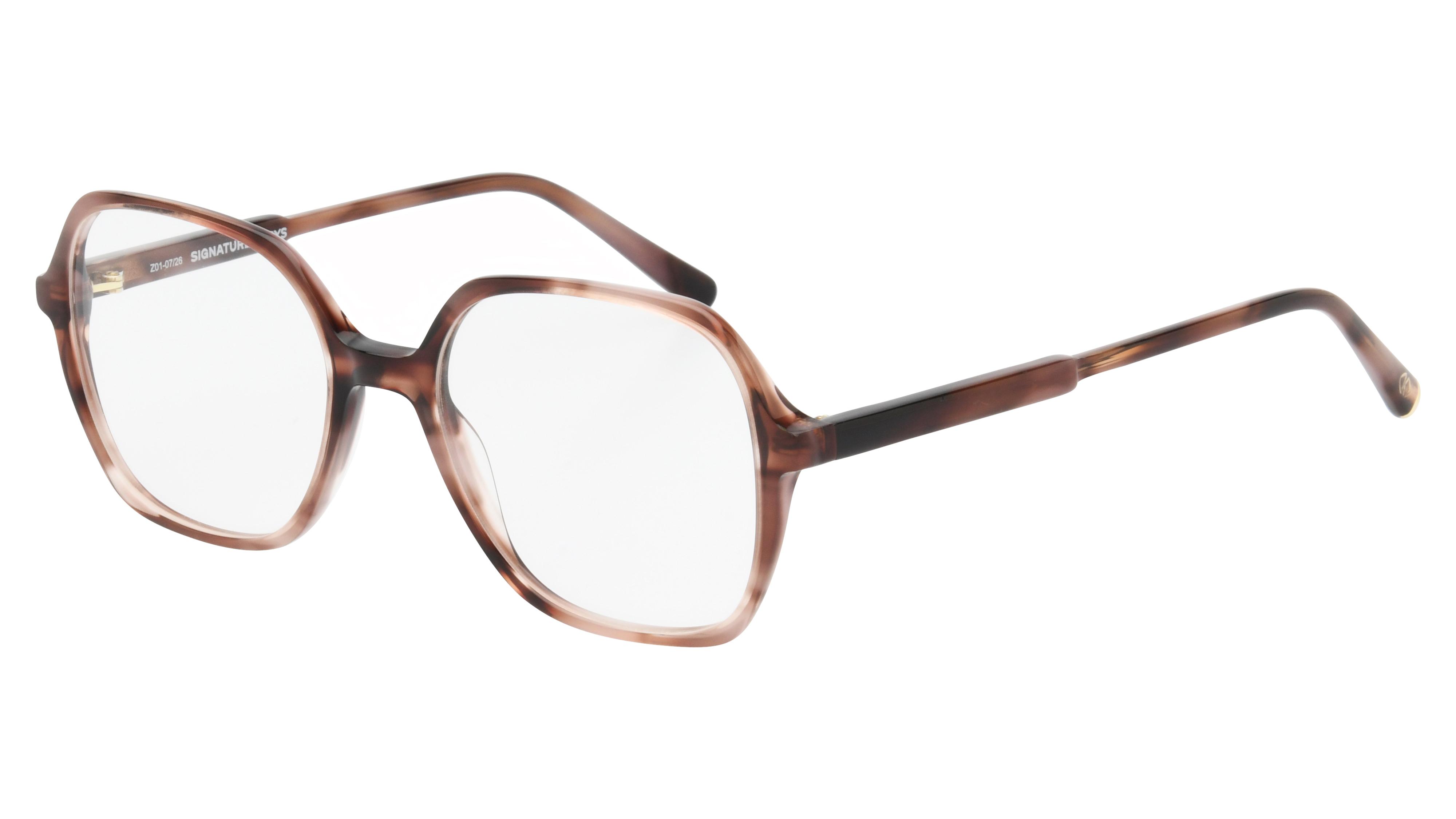 Lunettes de vue Signature Krys Femme Rose Carré Ml2608 Trois-Quart