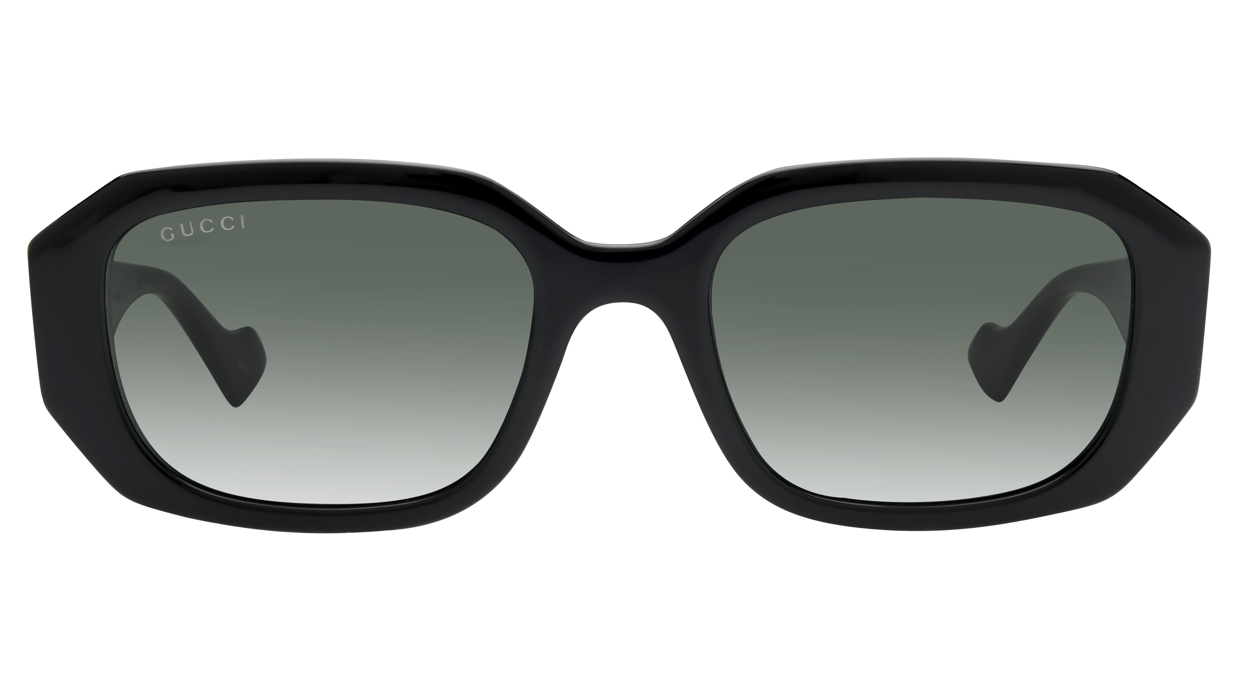 Lunettes de soleil Gucci Gg1535S Noir Brillant Rectangle Krys