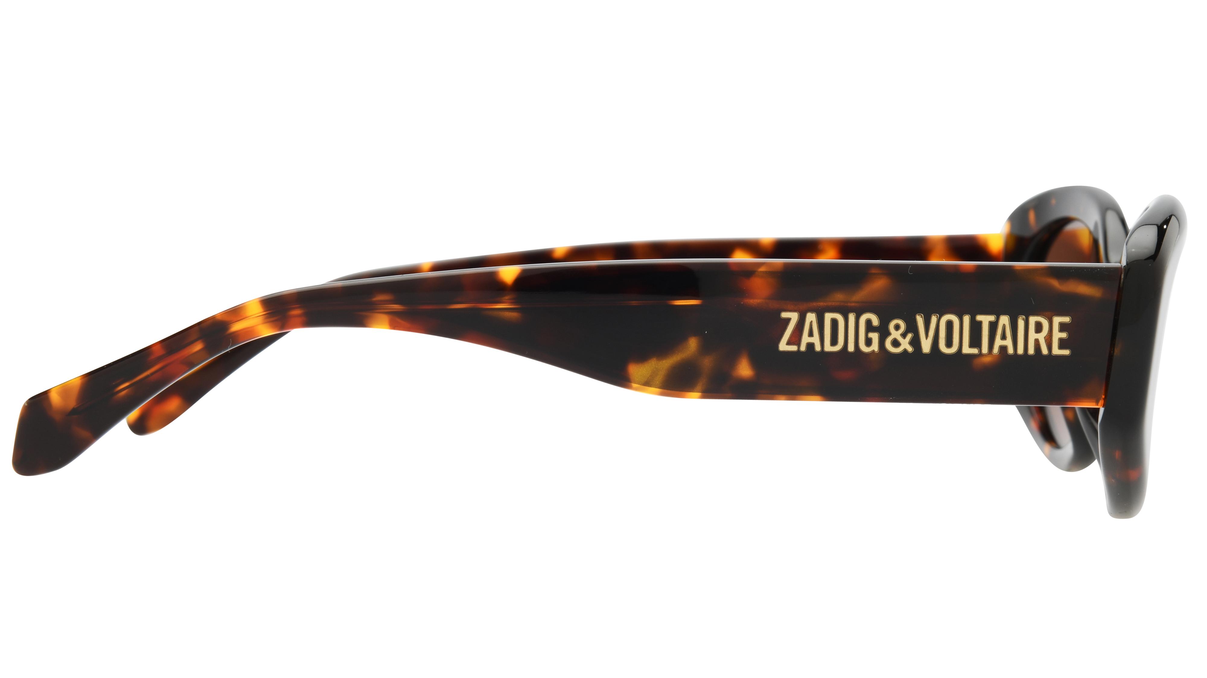 Lunettes de soleil Zadig & Voltaire Femme Écaille Ovale Szv422 Droite