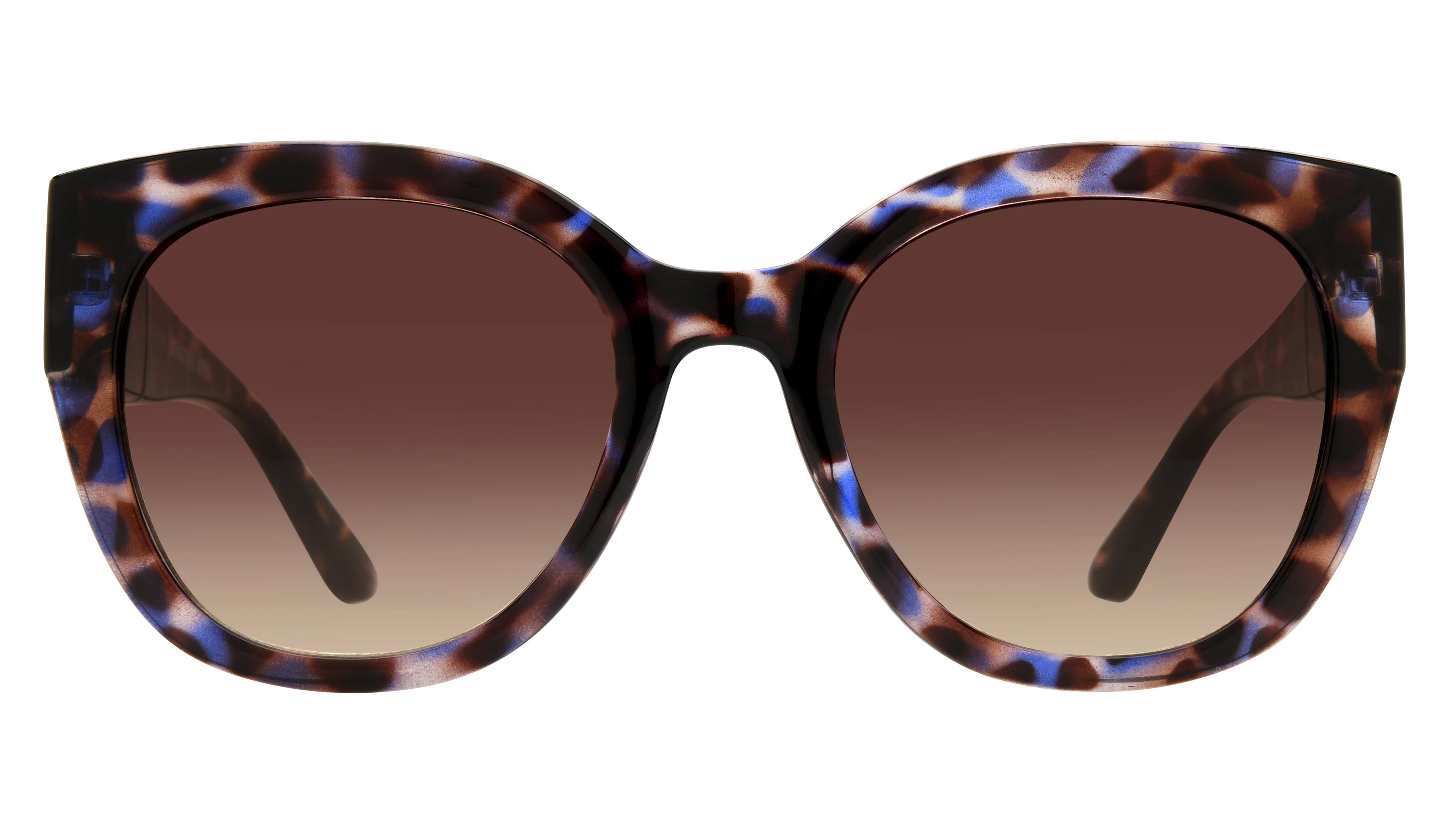 Lunettes de soleil Signature Krys Femme Écaille Papillon Skj2505-B Face