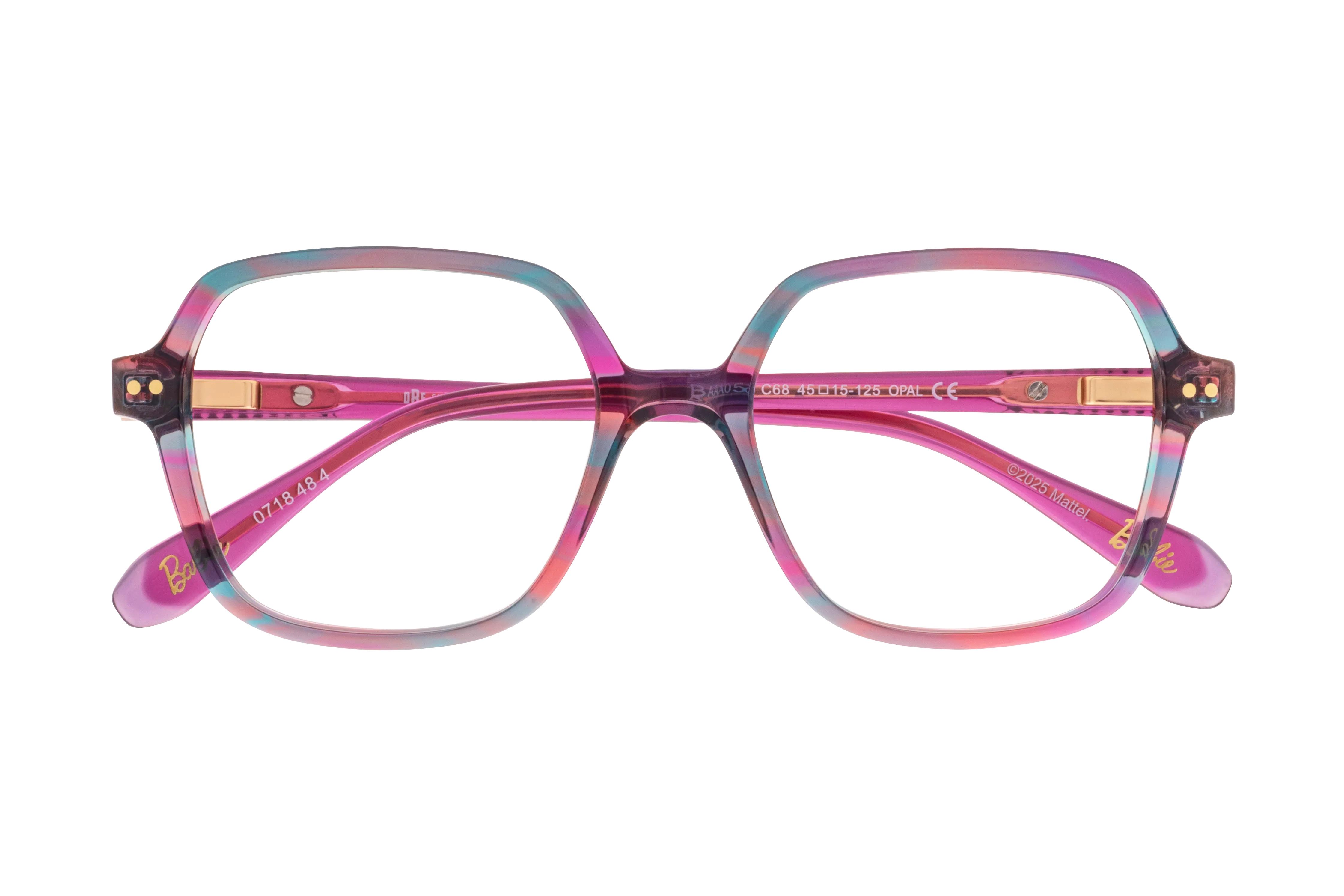 Lunettes de vue Barbie  Violet Carré BAAA058C68 Face