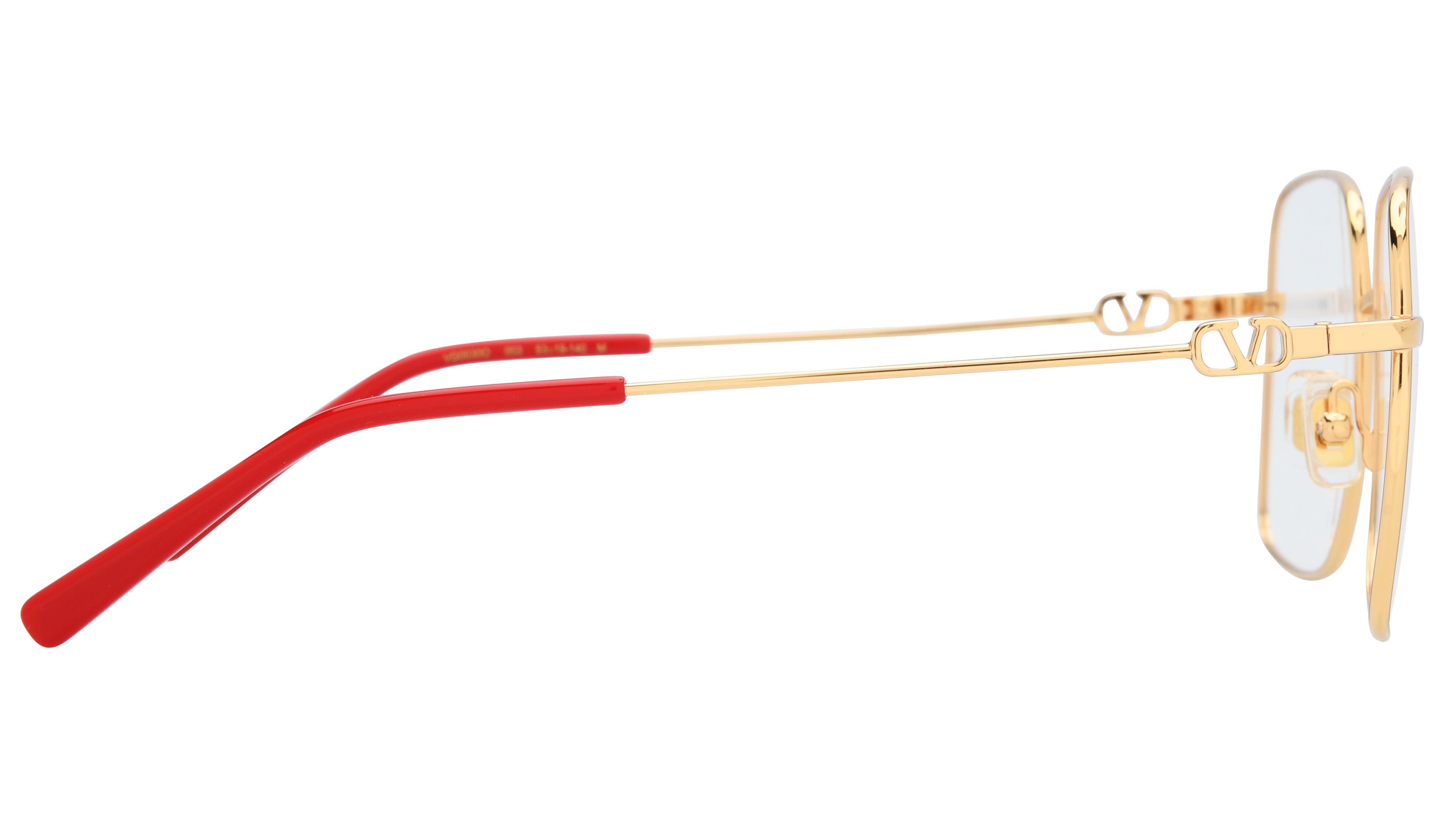 Lunettes de vue Valentino Femme Or Carré Vg0030O Droite