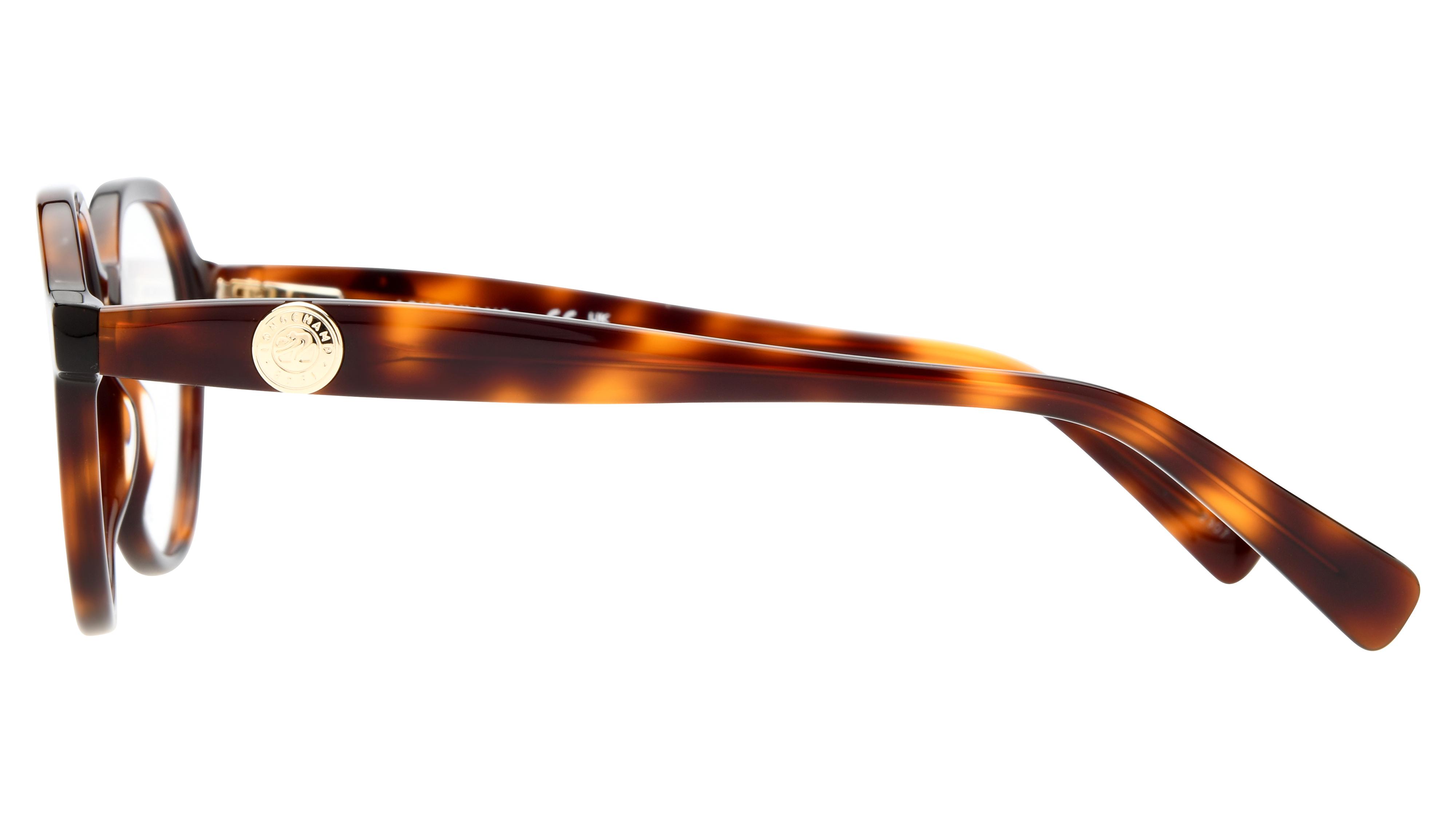 Lunettes de vue Longchamp Femme Écaille Ronde Lo2730 Gauche