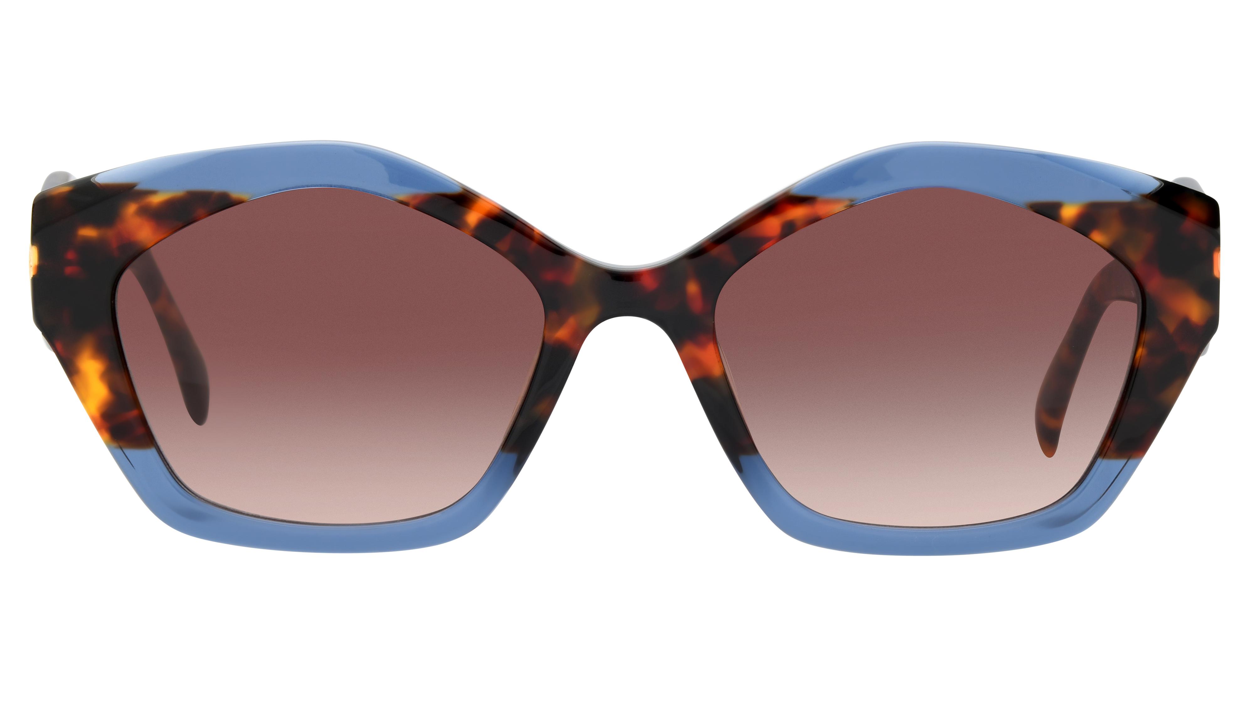 Lunettes de soleil Maje Femme Écaille Rectangle Mj50531 Face