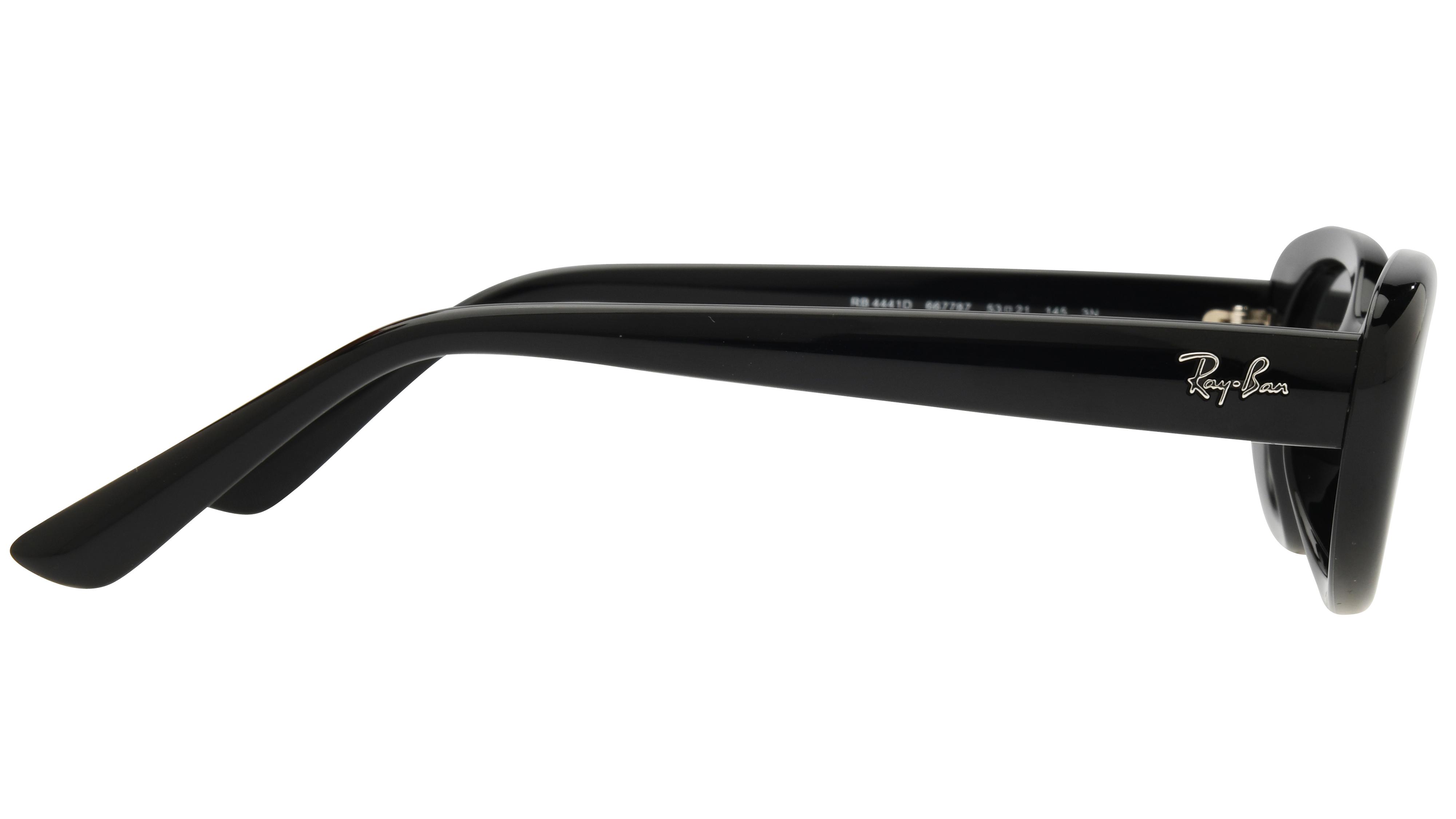 Lunettes de soleil Ray-Ban Mixte Noir Ovale RB4441D Droite